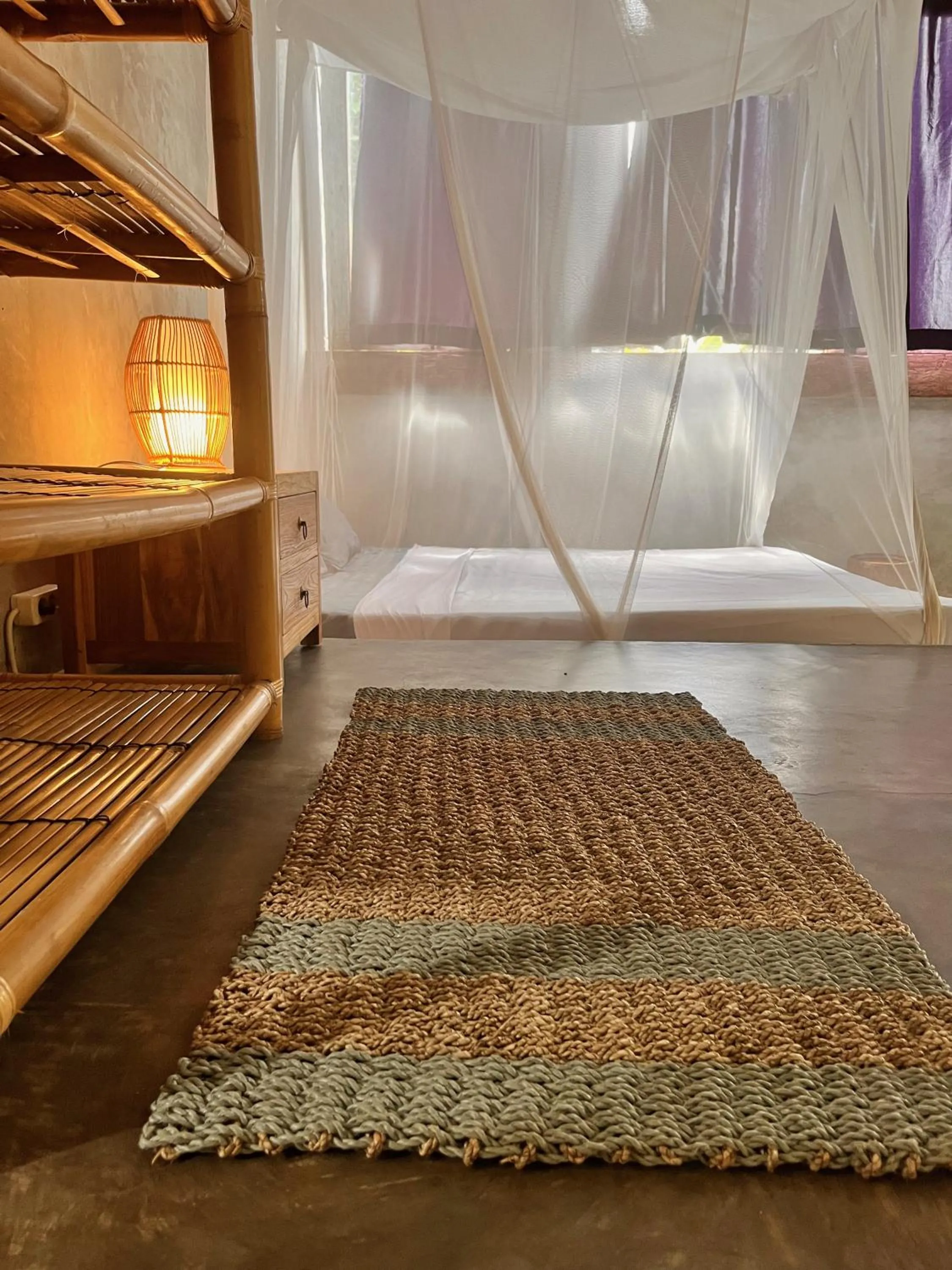 Bed in Vertical House Bali