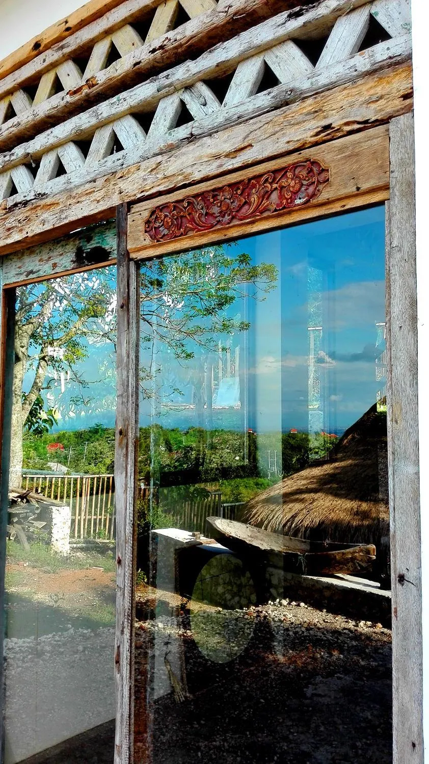 Decorative detail in Vertical House Bali