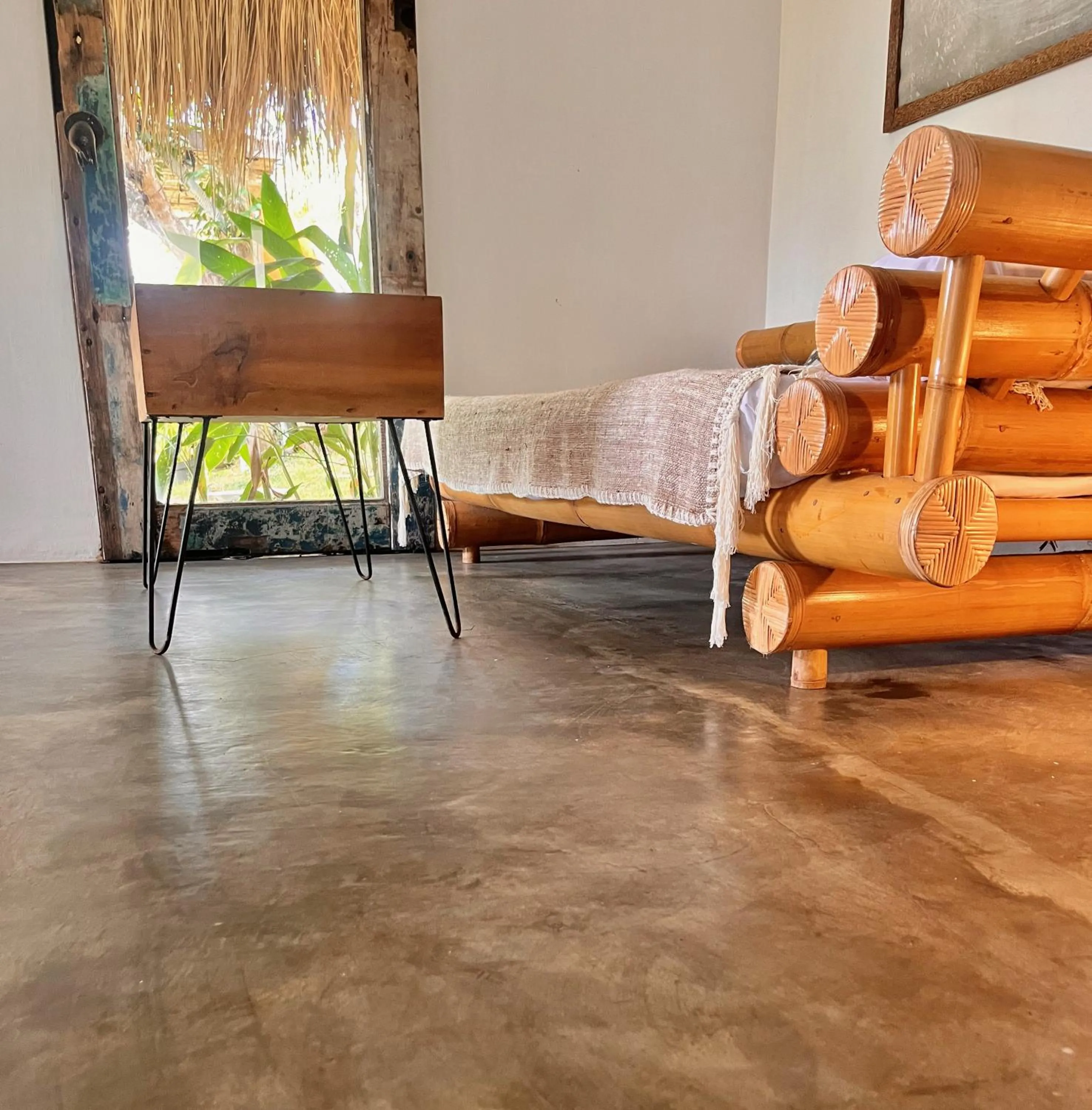 Bed in Vertical House Bali