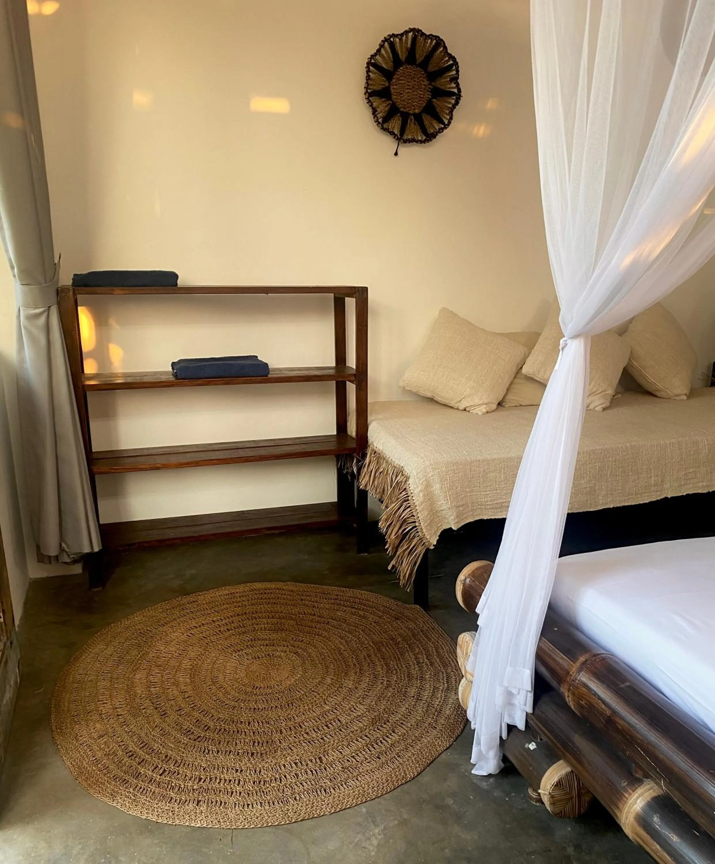 Bed in Vertical House Bali