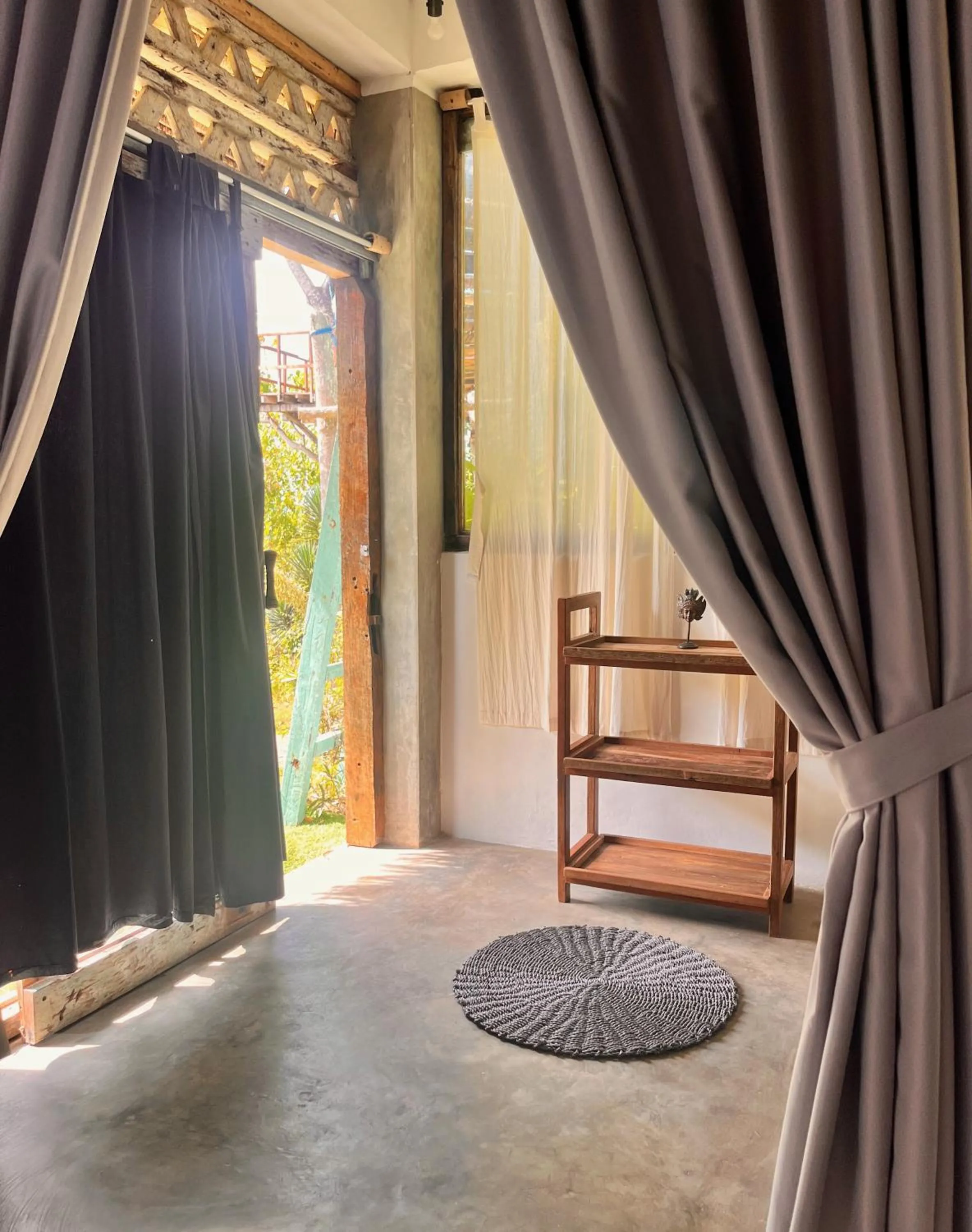 Bed in Vertical House Bali