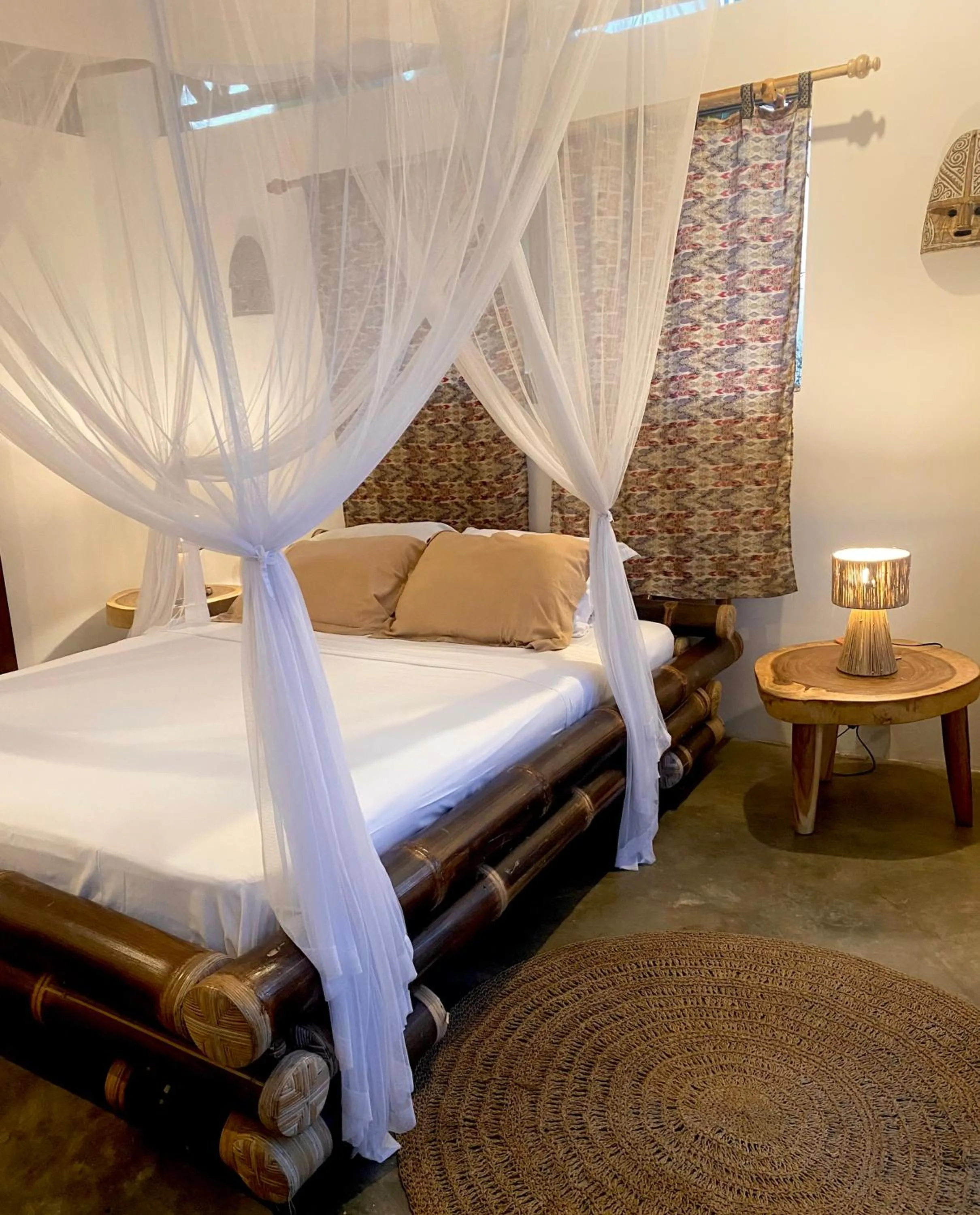 Bed in Vertical House Bali