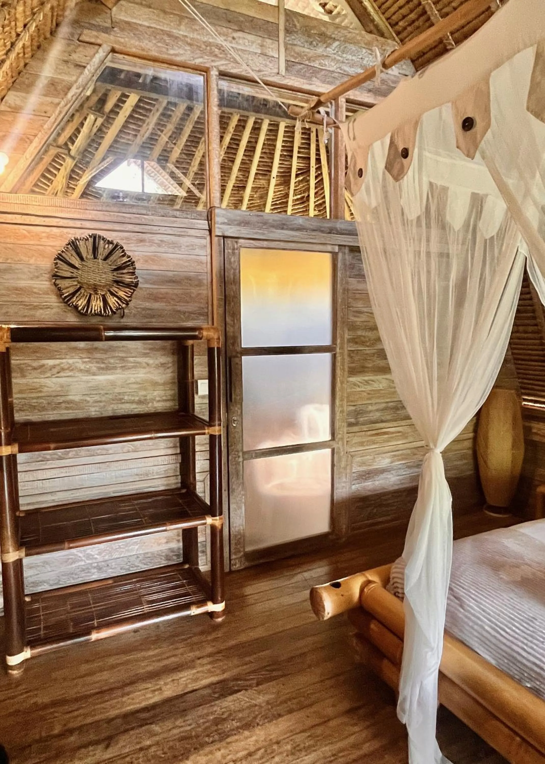 Bed in Vertical House Bali