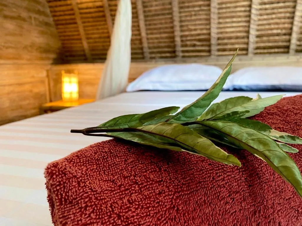 Bed in Vertical House Bali