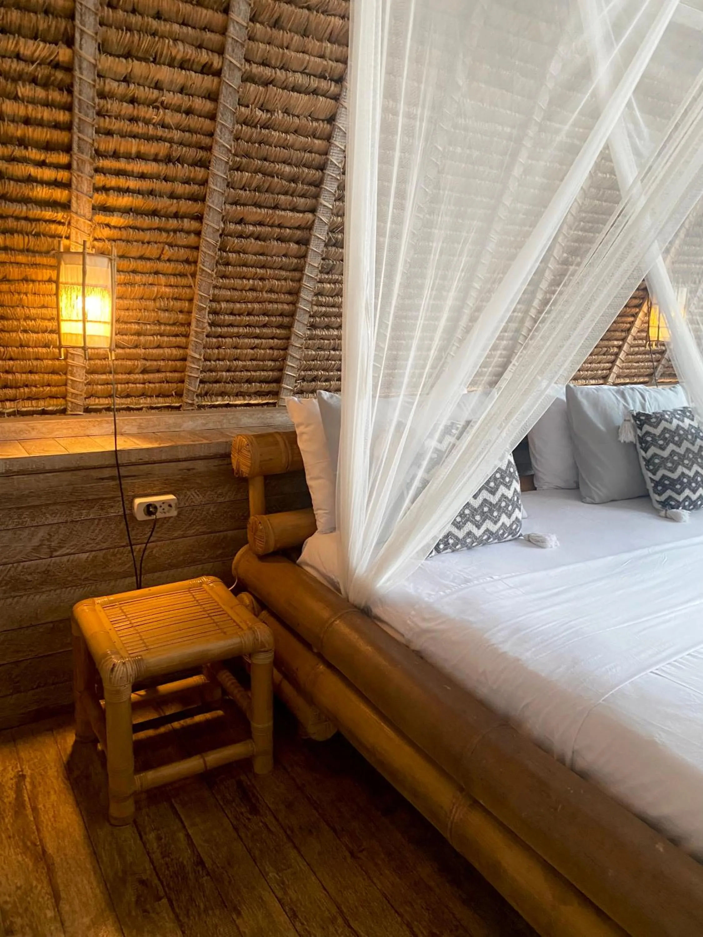 Bed in Vertical House Bali