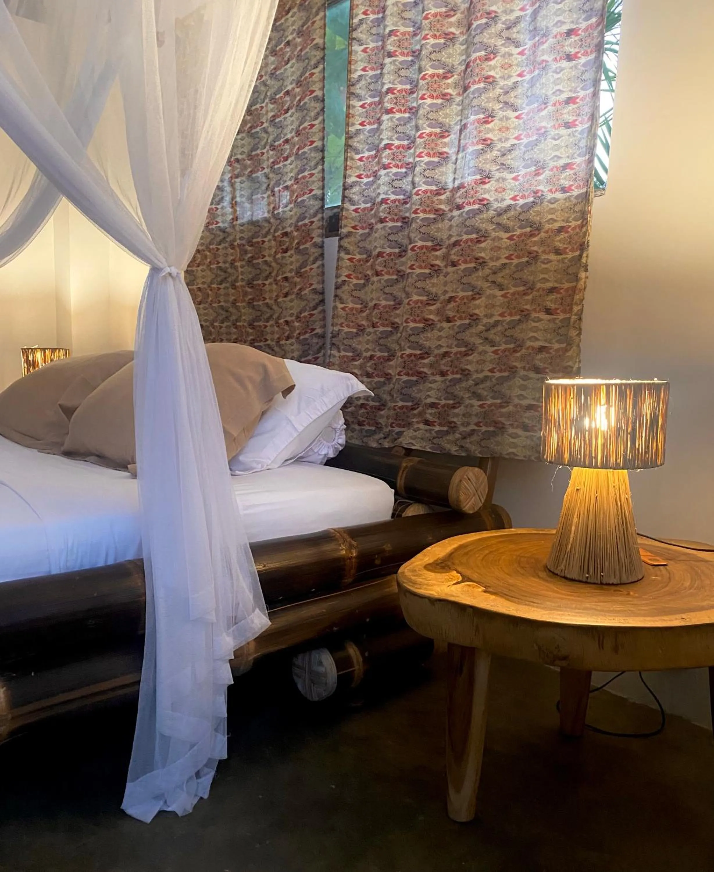 Bed in Vertical House Bali