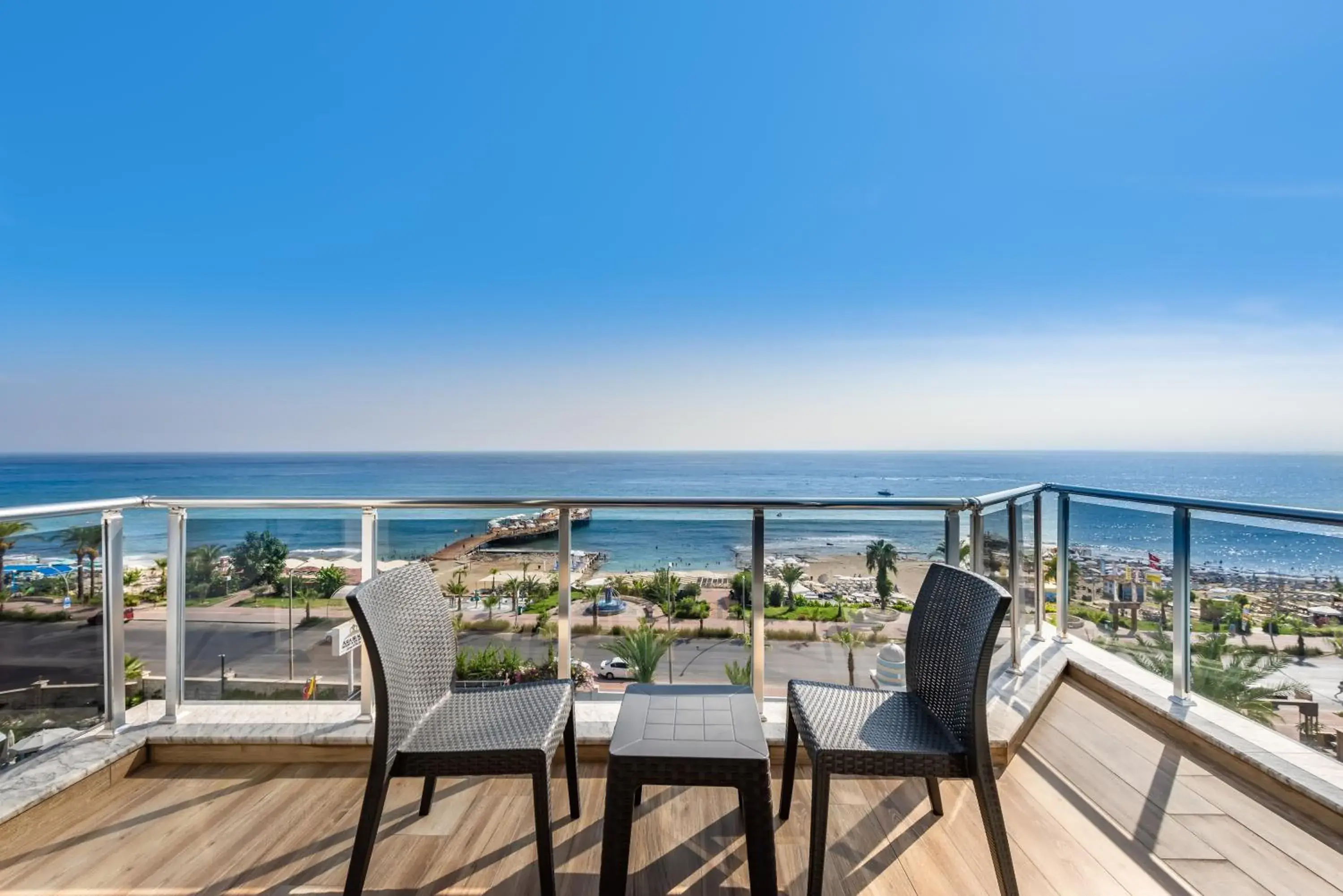 Balcony/Terrace in KAILA BEACH HOTEL All Inclusive