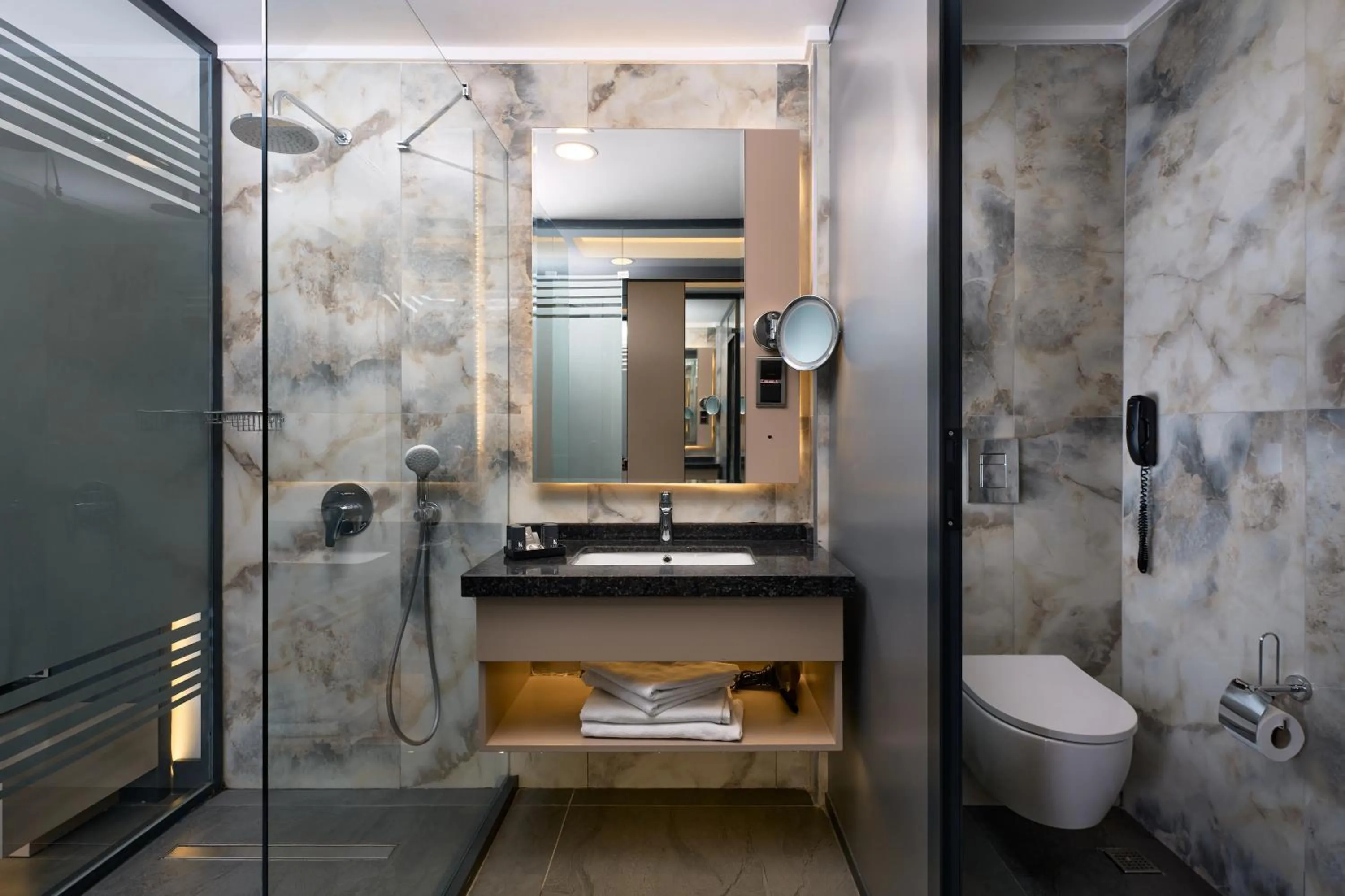 Shower in Kaila Beach Hotel - All Inclusive