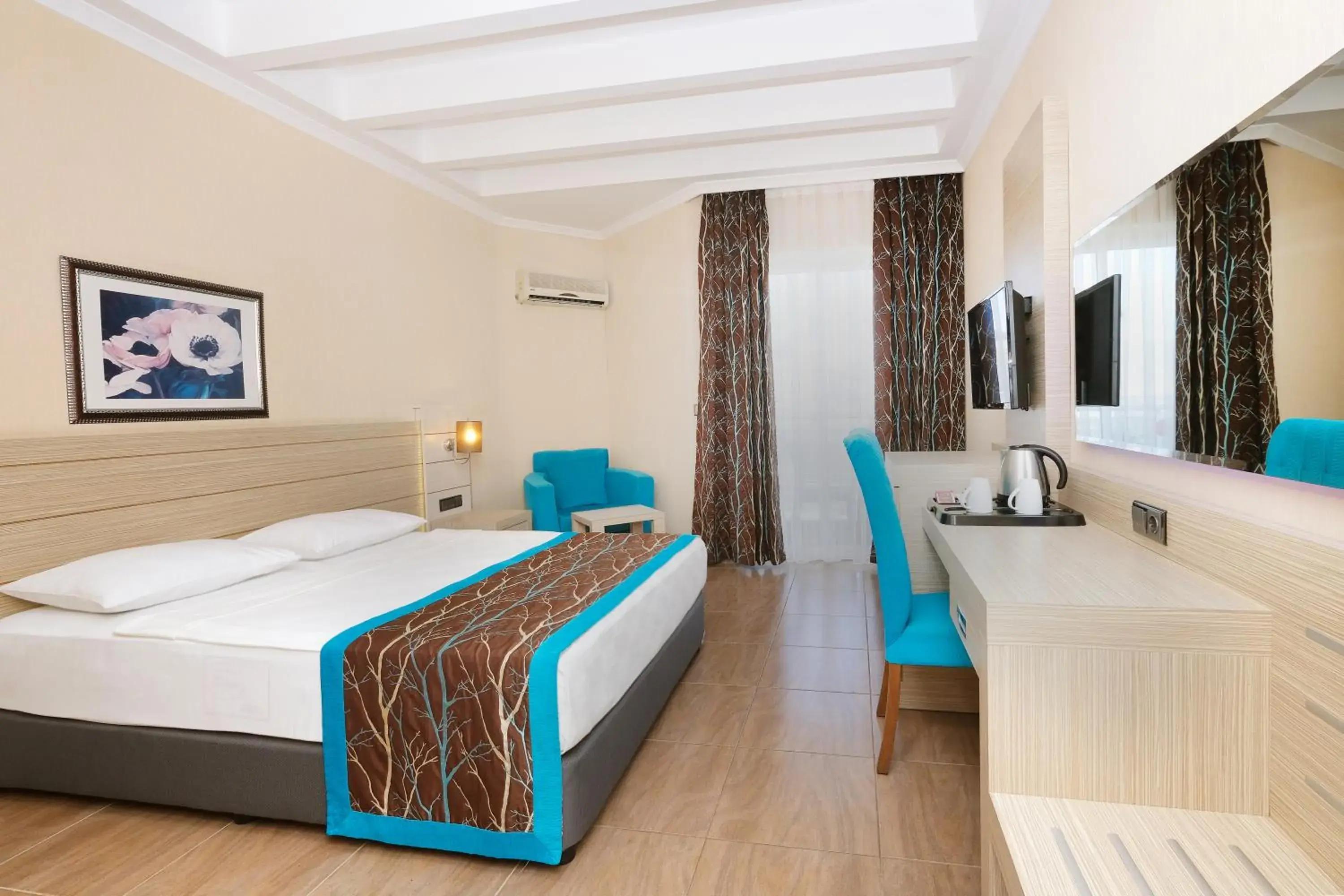 Bed in KAILA BEACH HOTEL All Inclusive