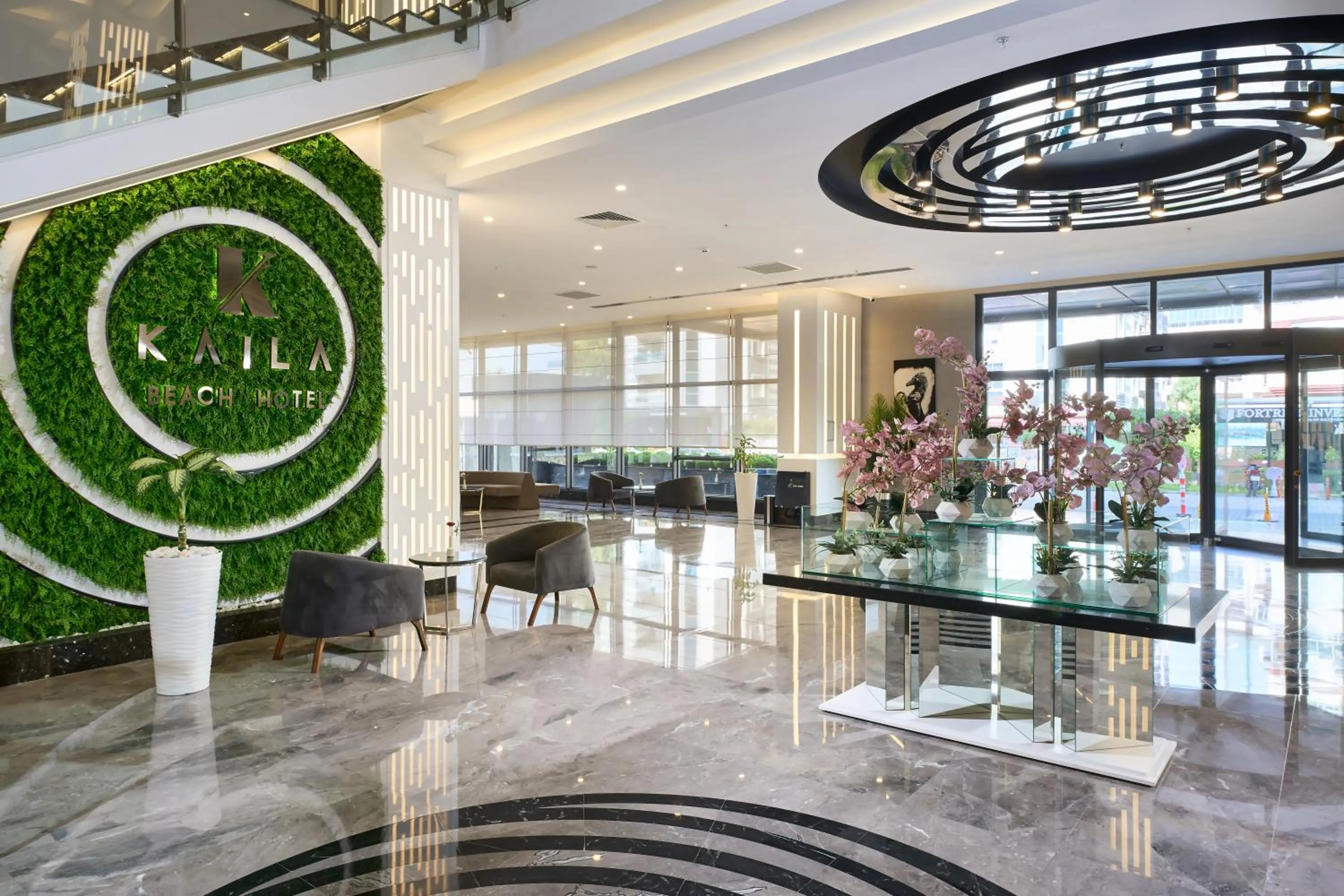 Facade/entrance in Kaila Beach Hotel - All Inclusive