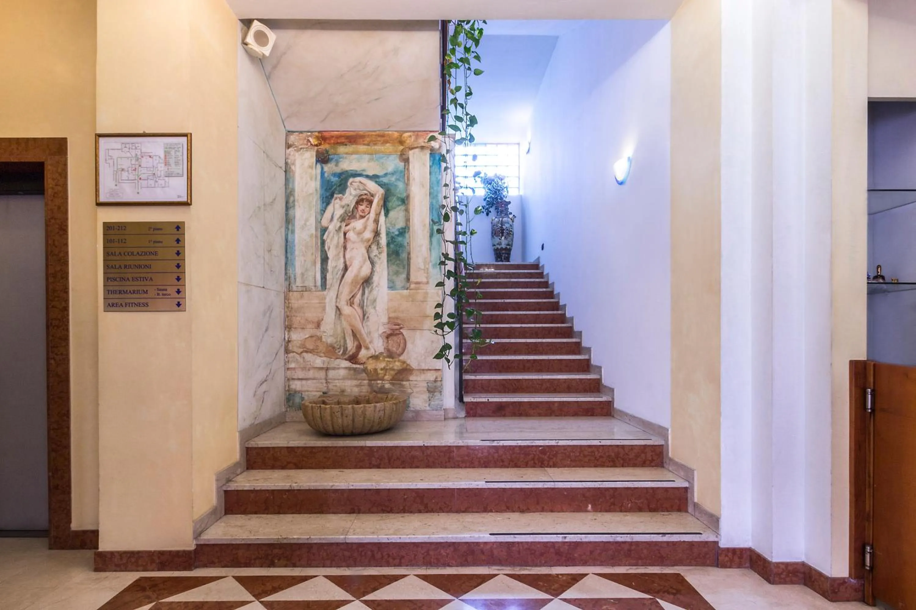 Decorative detail in Hotel Sporting