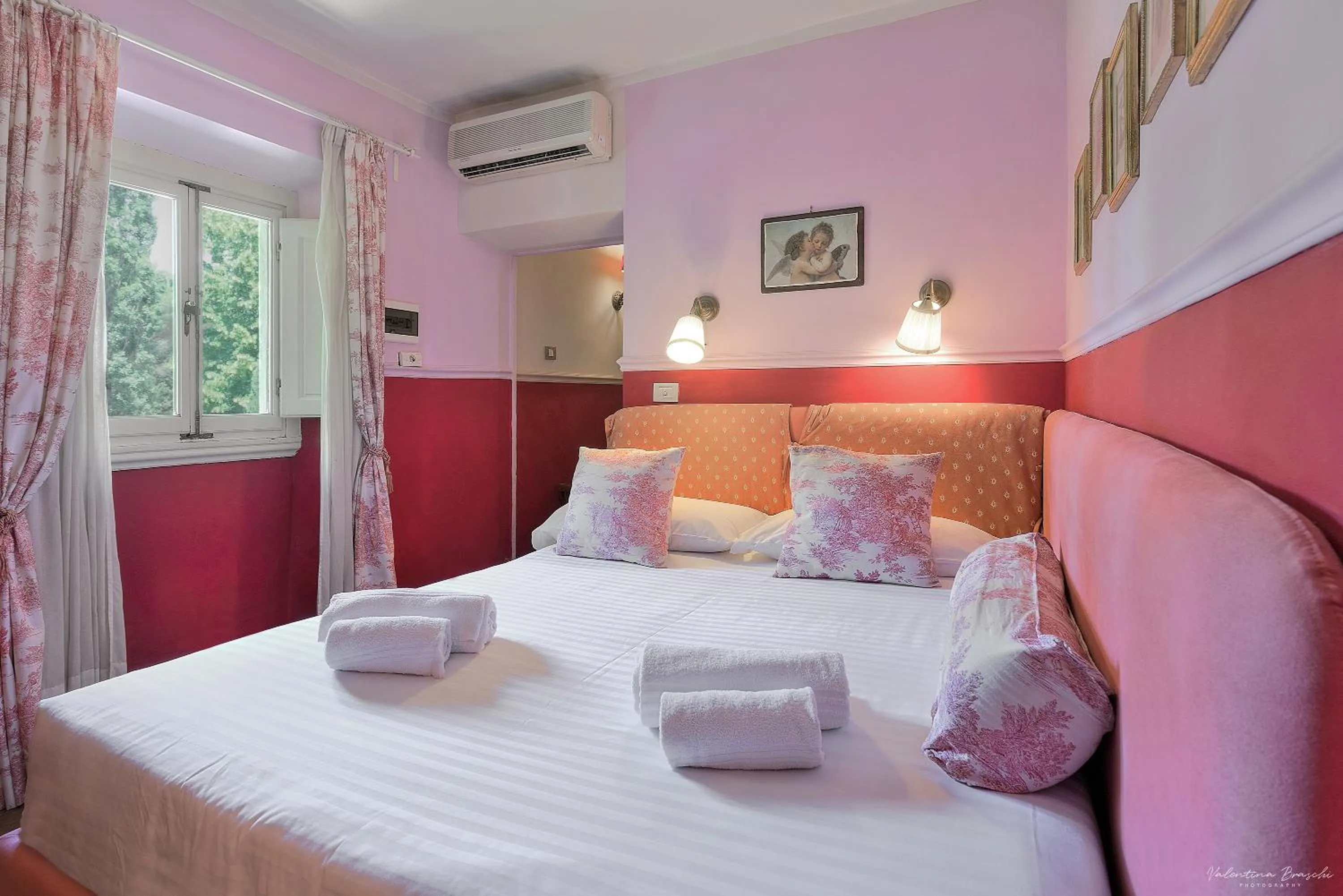 Bed in Villa Ape Rosa Relais