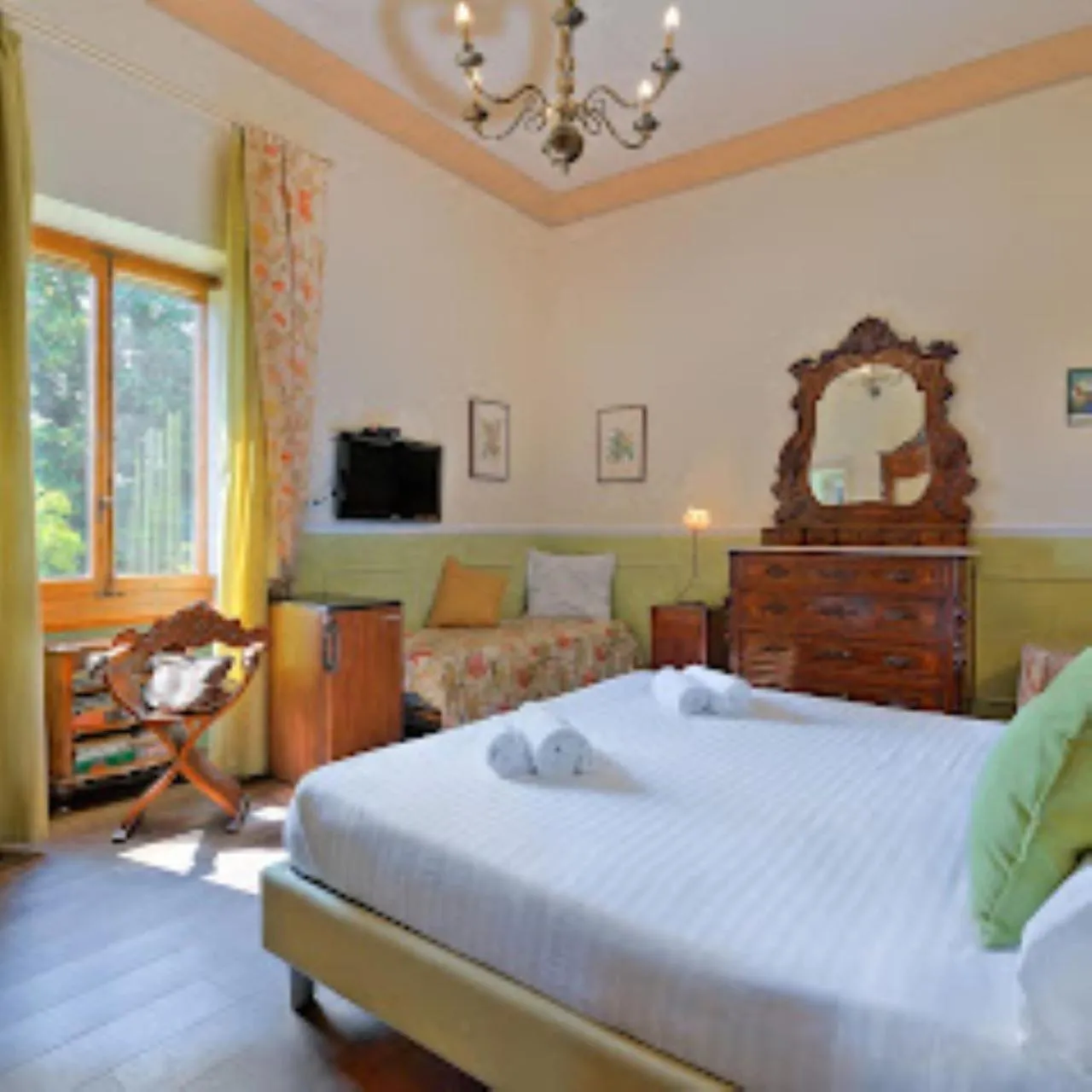 Bed in Villa Ape Rosa Relais