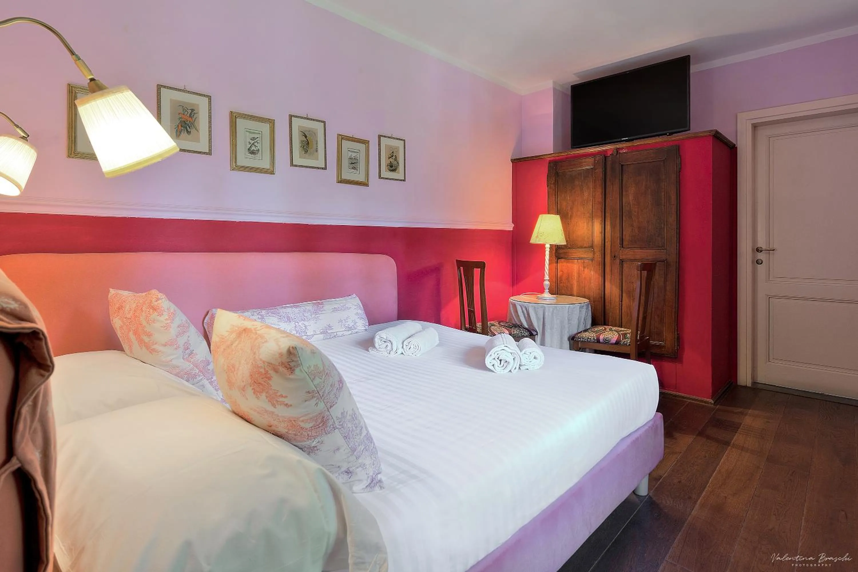 Bed in Villa Ape Rosa Relais