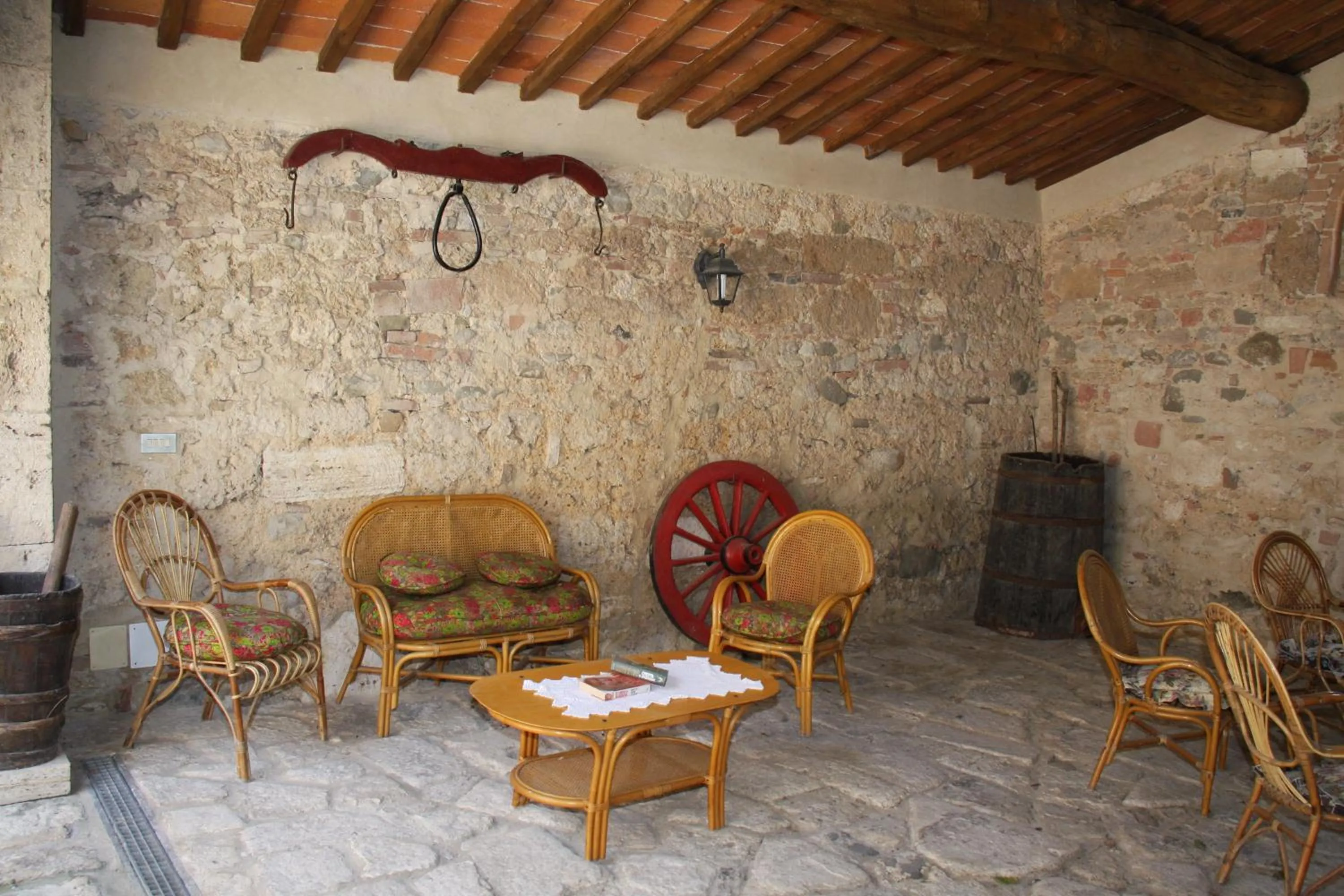 Decorative detail in Podere La Chiusella B&B