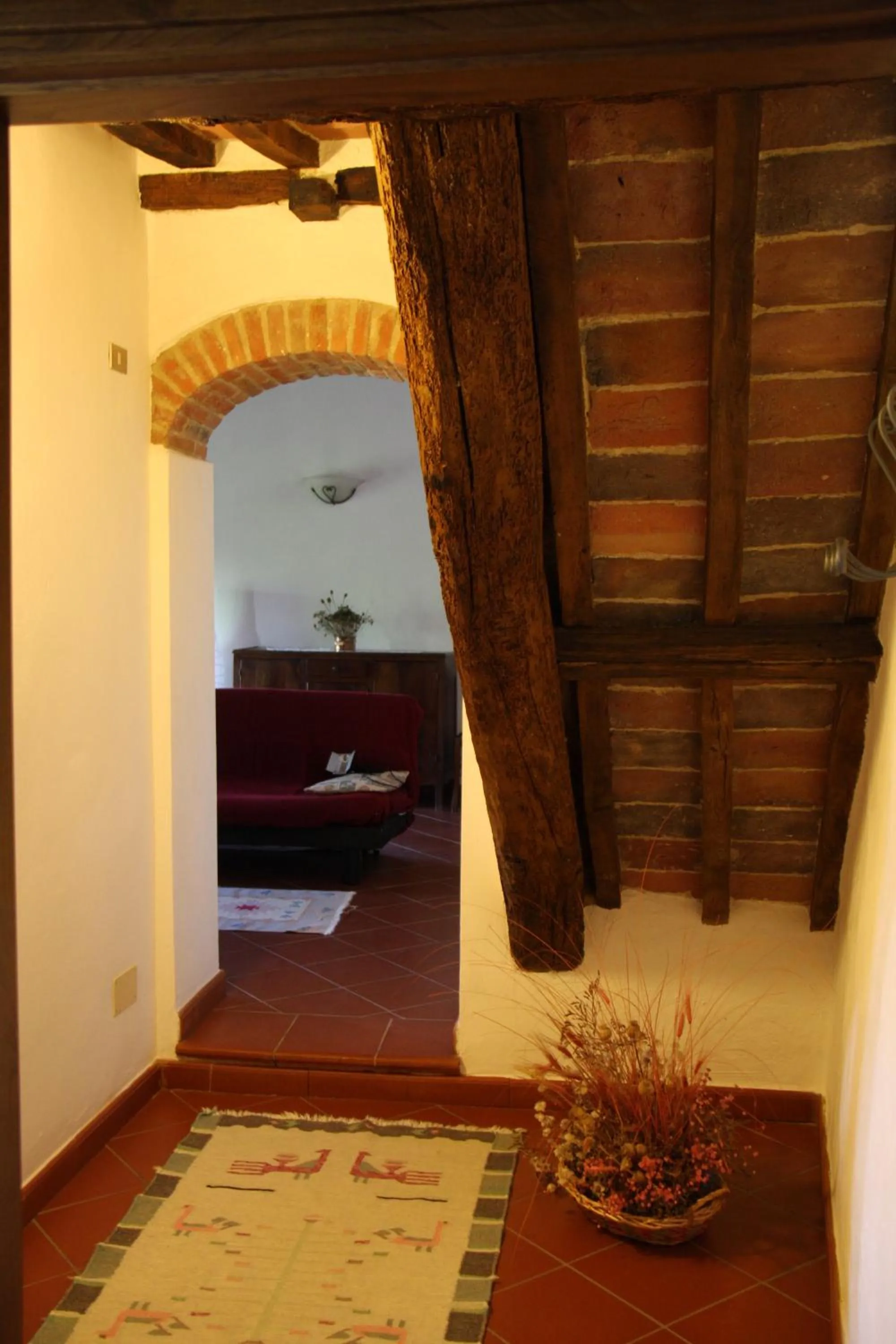 Decorative detail in Podere La Chiusella B&B