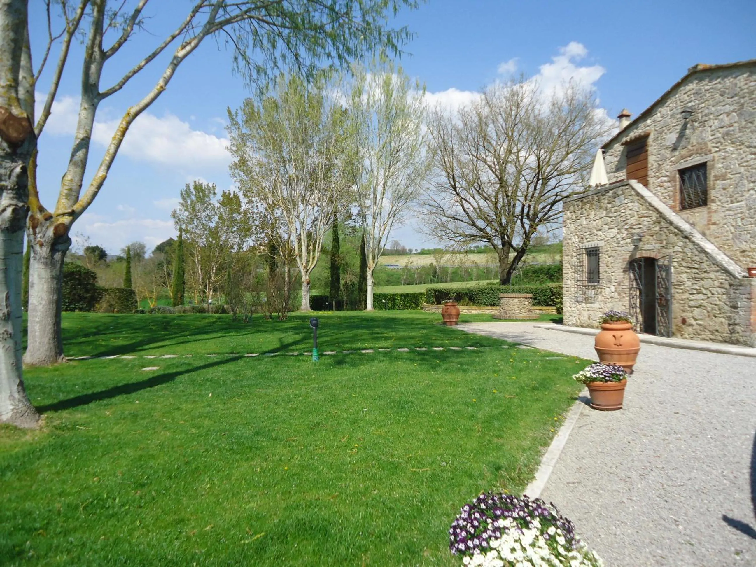 Garden in Podere La Chiusella B&B