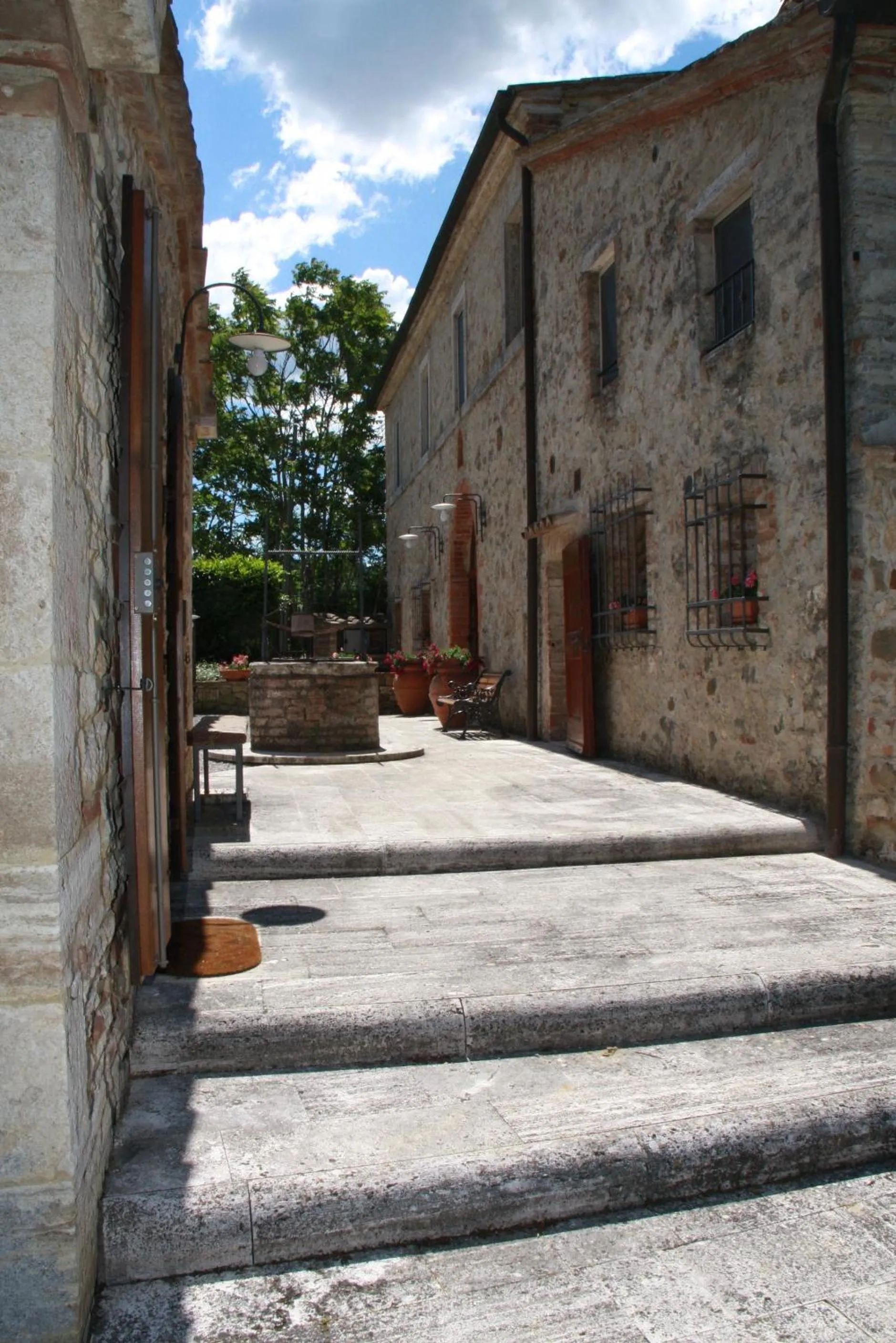 Decorative detail in Podere La Chiusella B&B