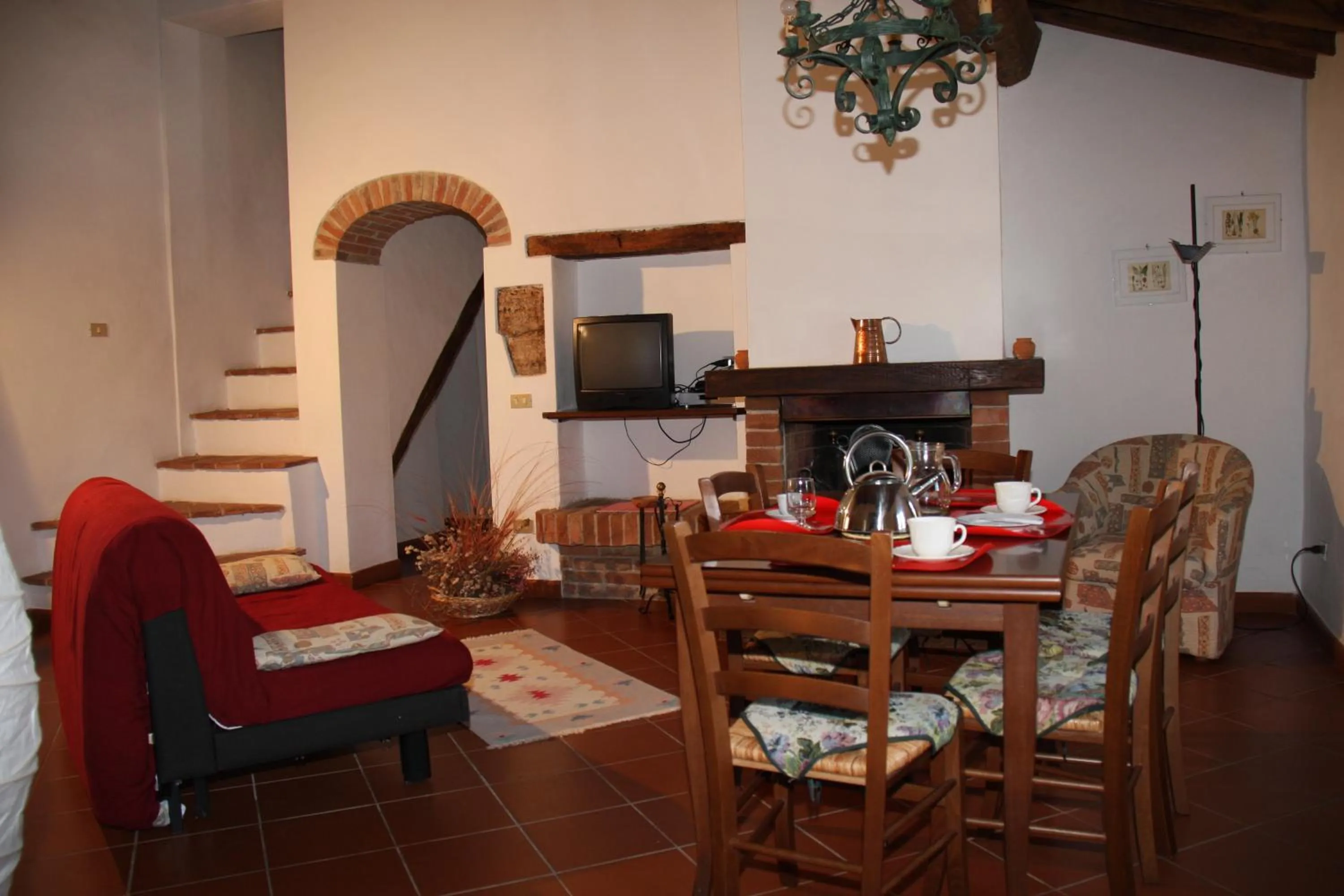 Dining area in Podere La Chiusella B&B