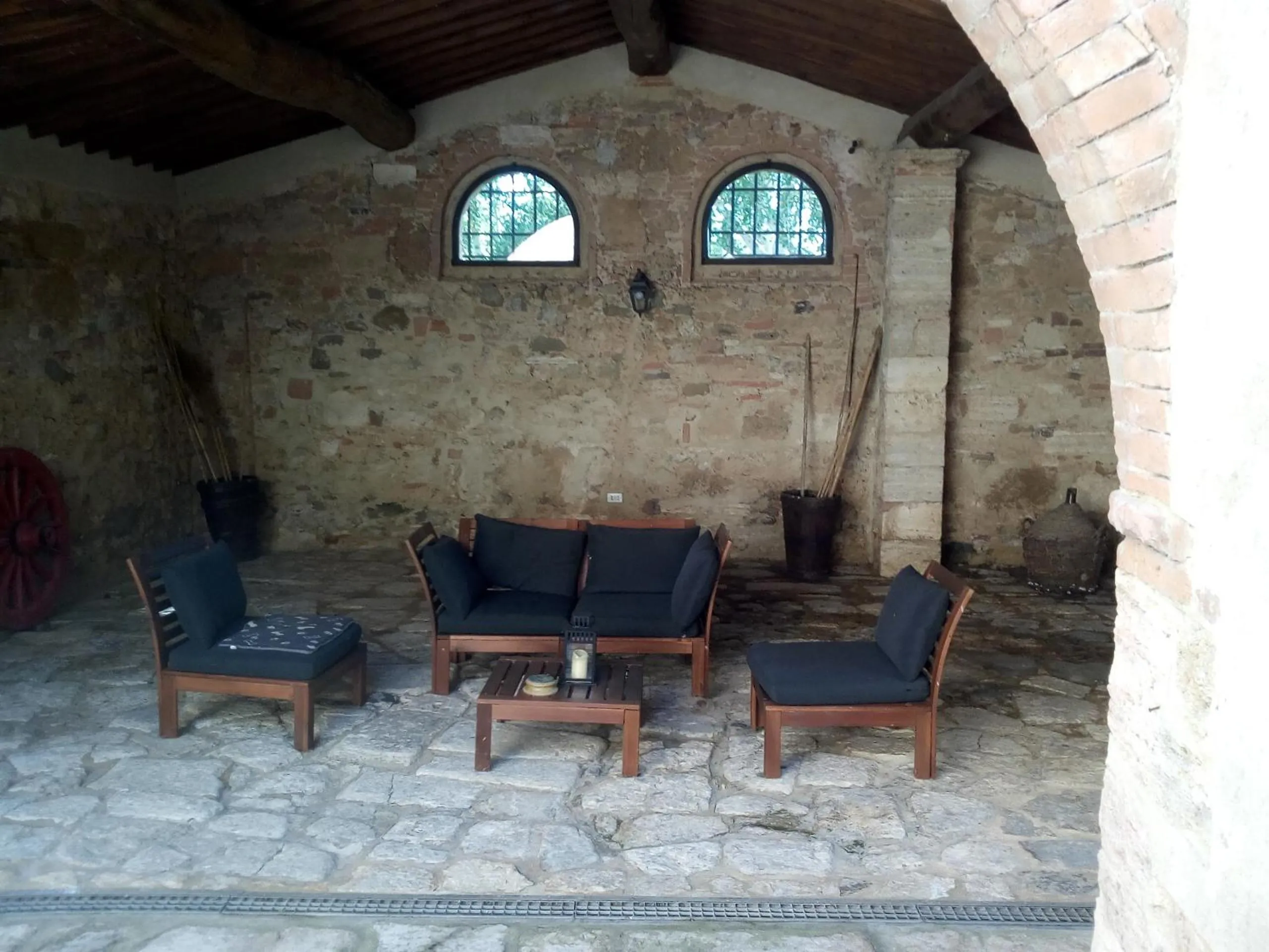 Patio in Podere La Chiusella B&B