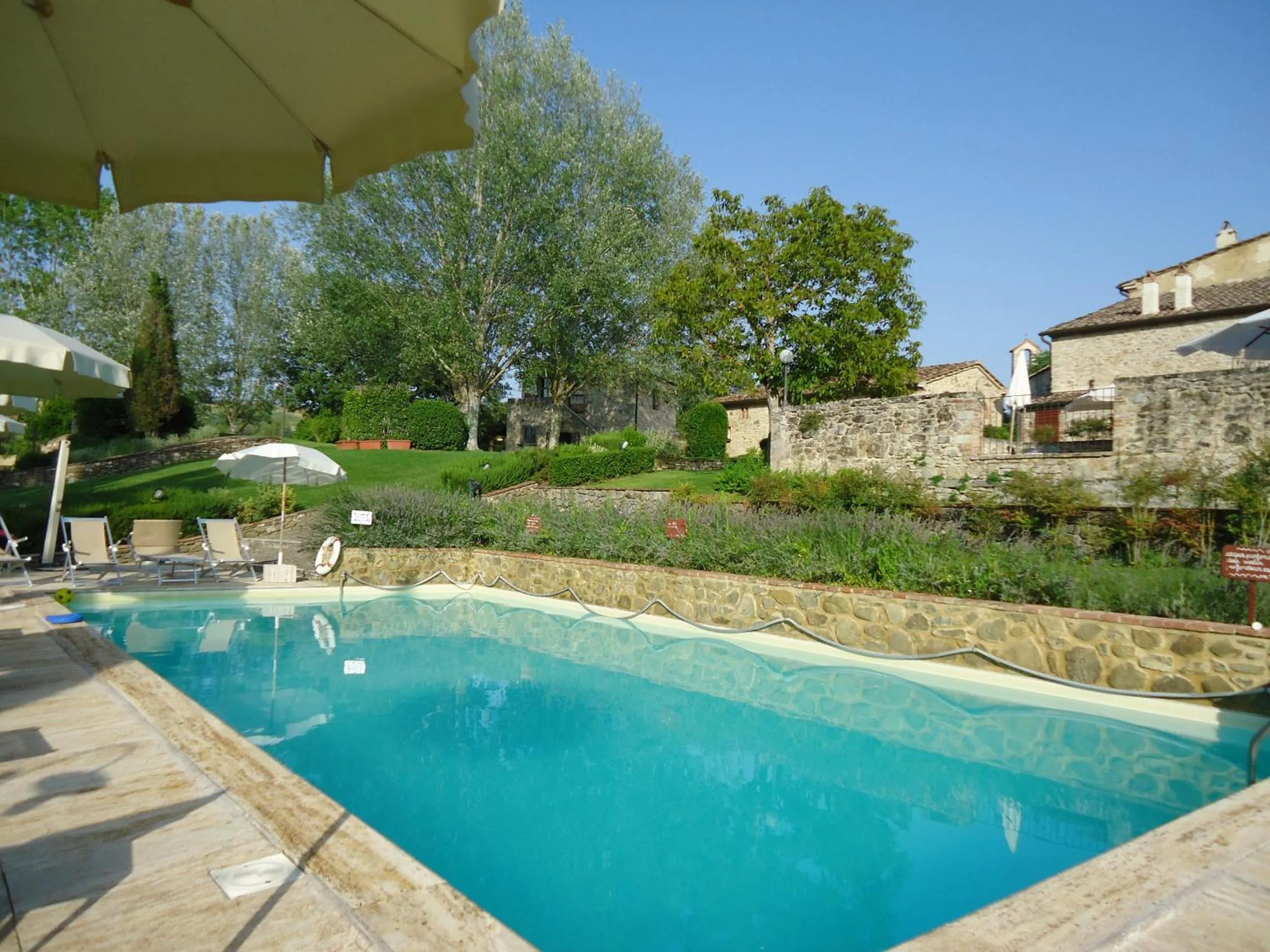 Swimming pool in Podere La Chiusella B&B