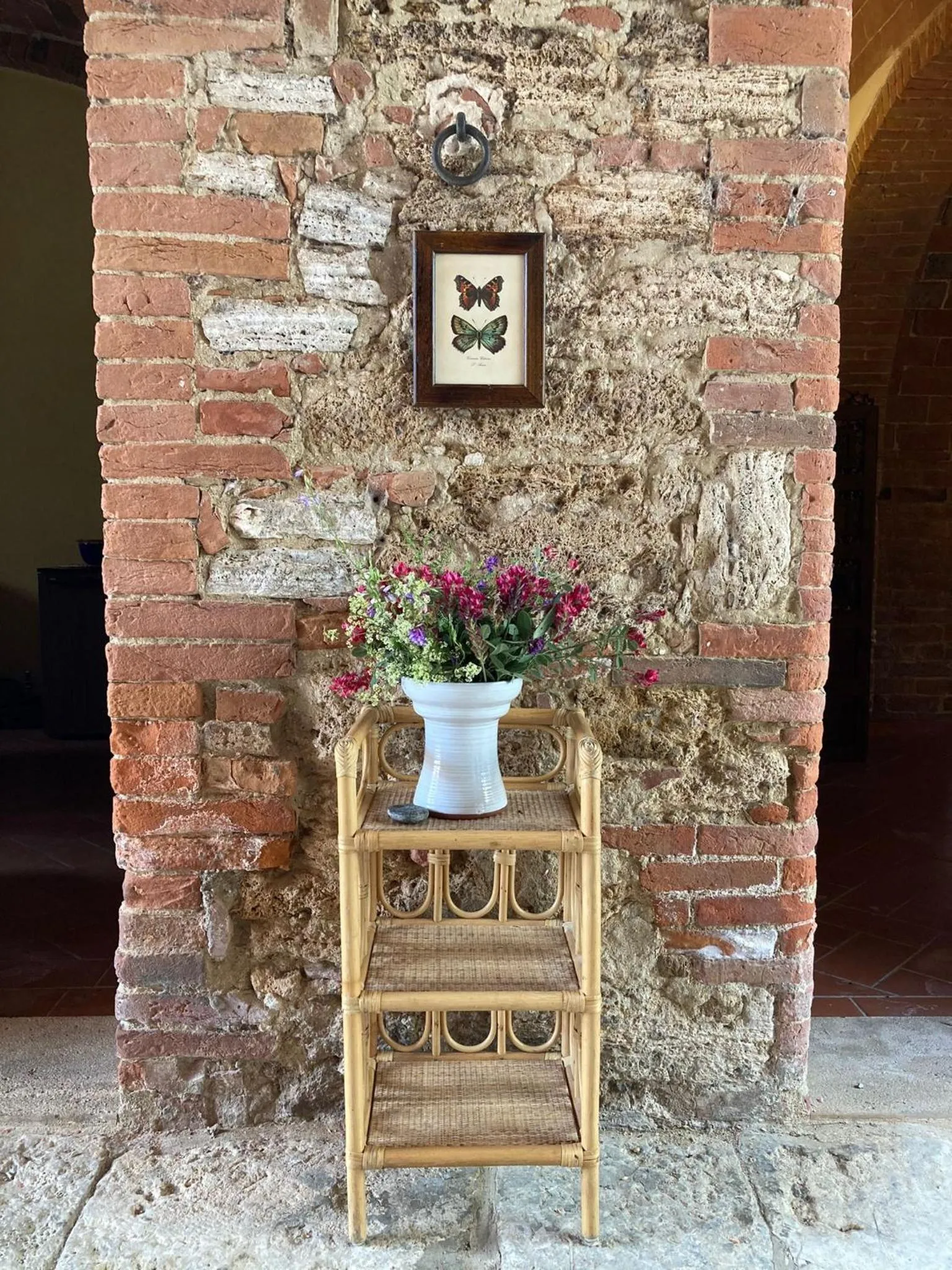 Decorative detail in Podere La Chiusella B&B