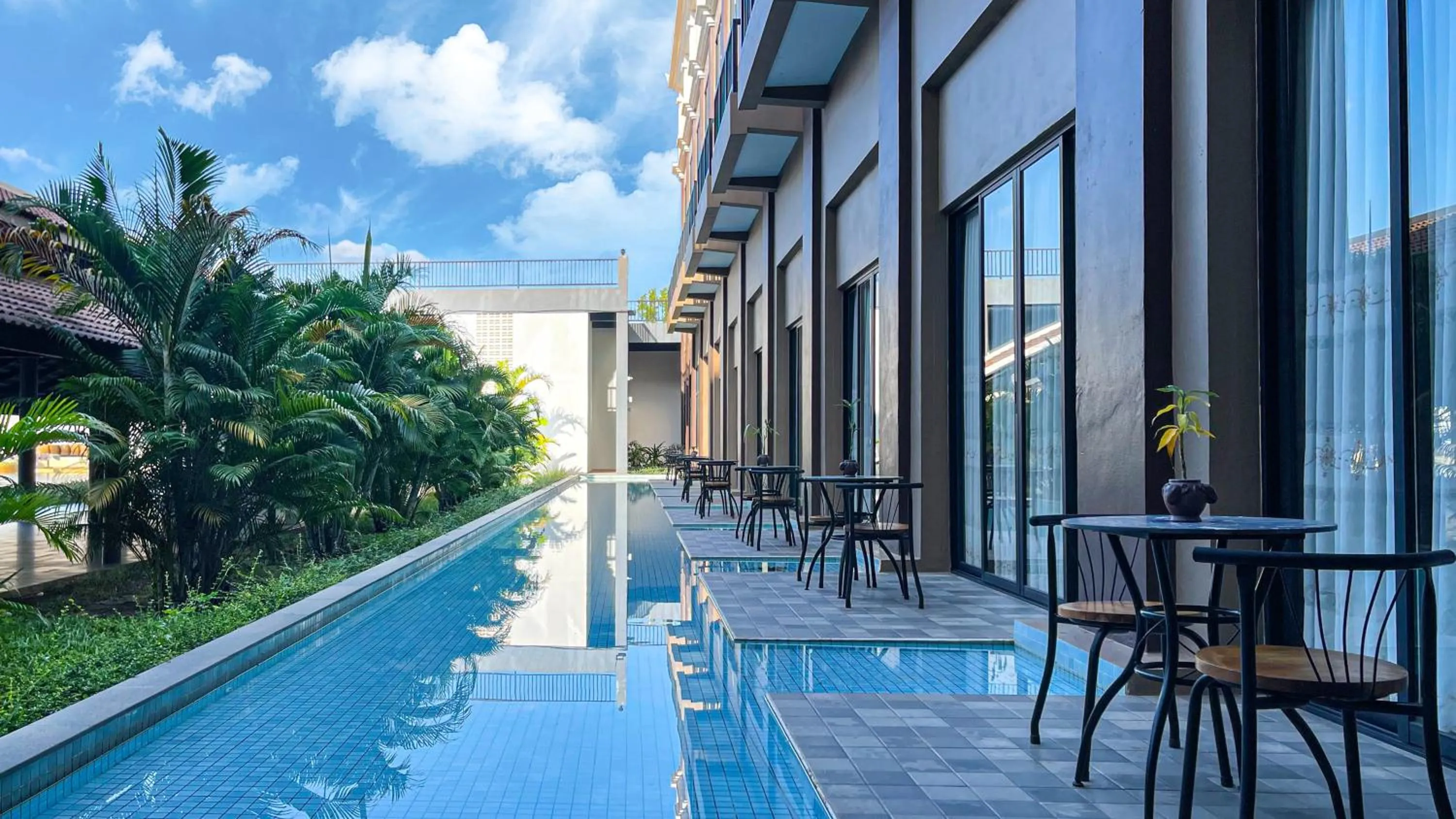 Pool view in Pacific Hotel & Spa