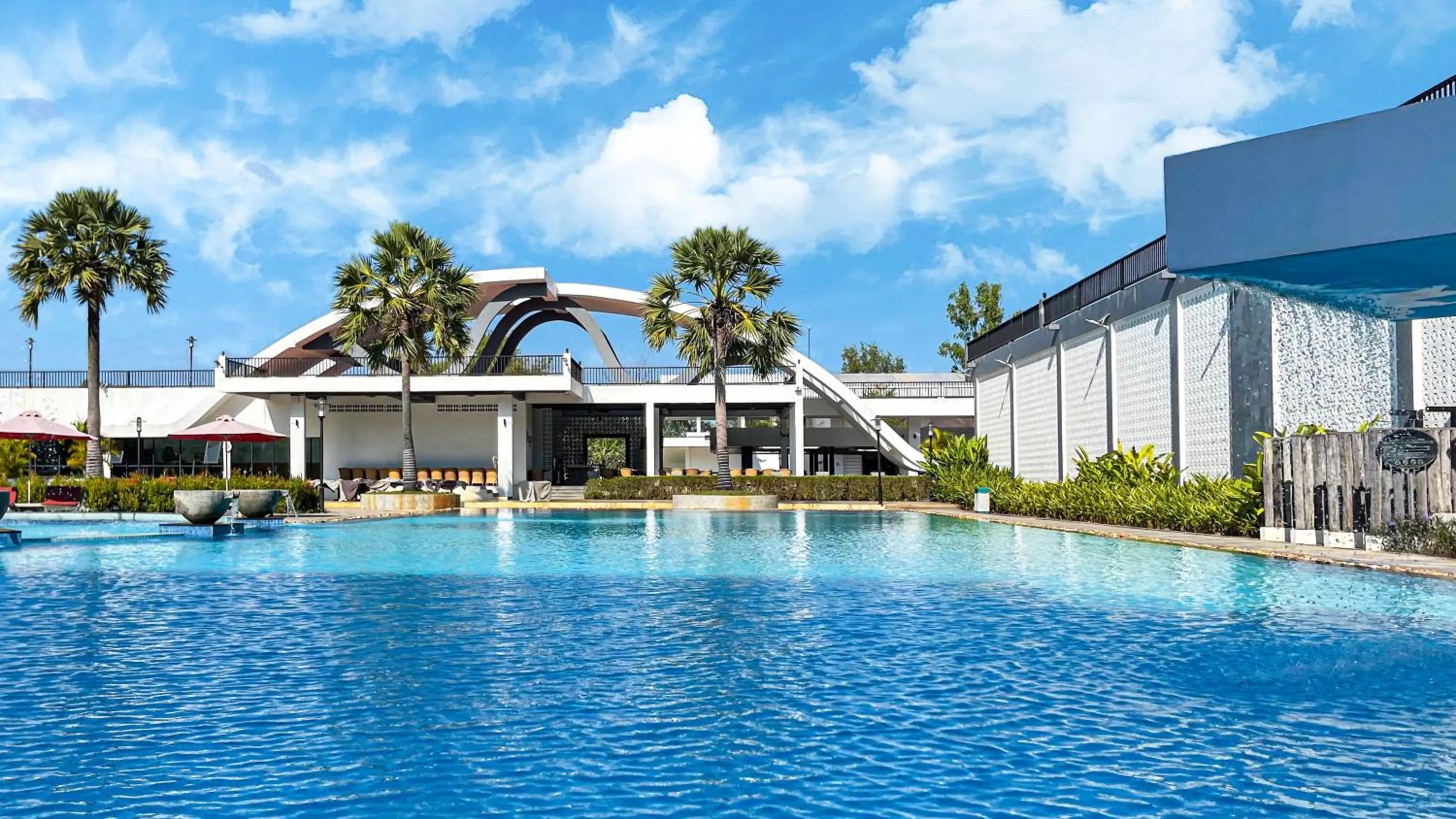Pool view in Pacific Hotel & Spa