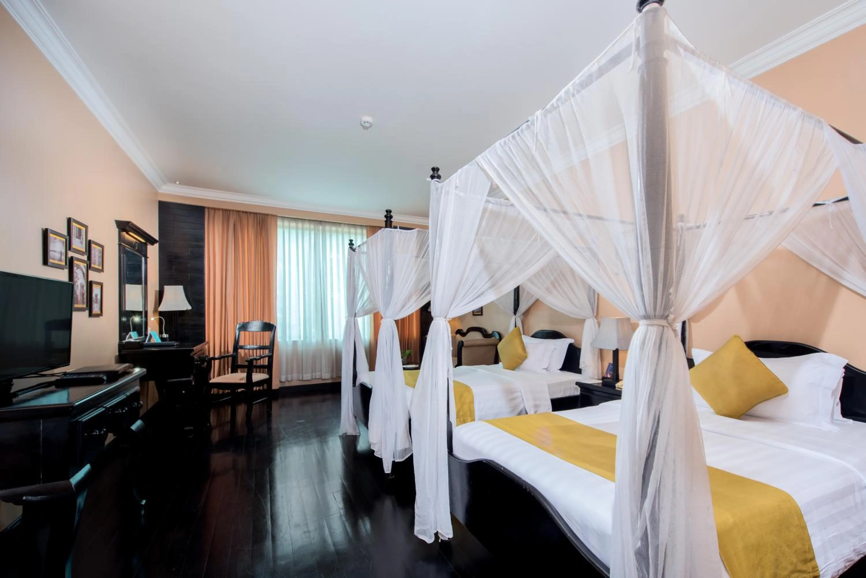 Bed in Pacific Hotel & Spa