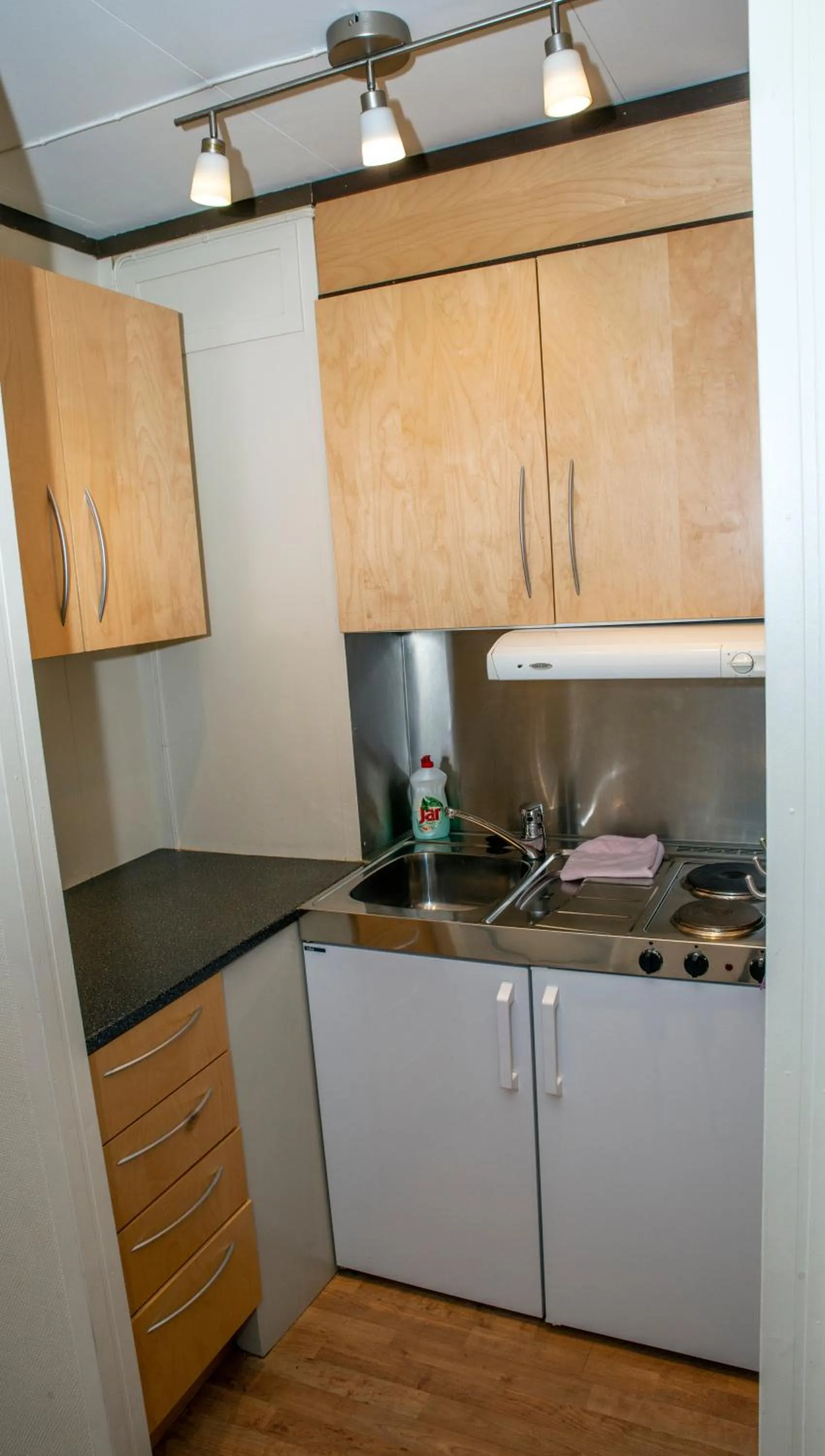 Kitchen or kitchenette in Sandmoen Bed & Breakfast, Free Parking