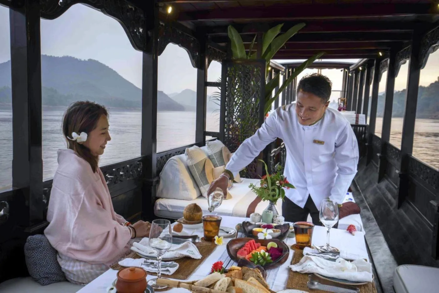 Restaurant/places to eat in La Résidence Phou Vao