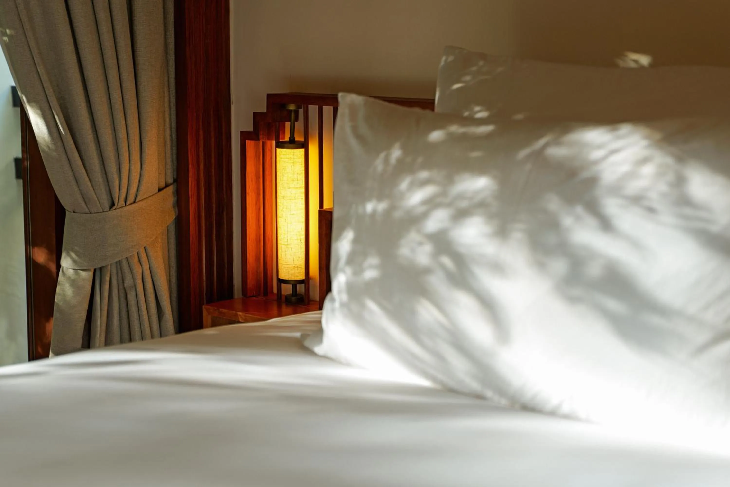 Bed in La Résidence Phou Vao