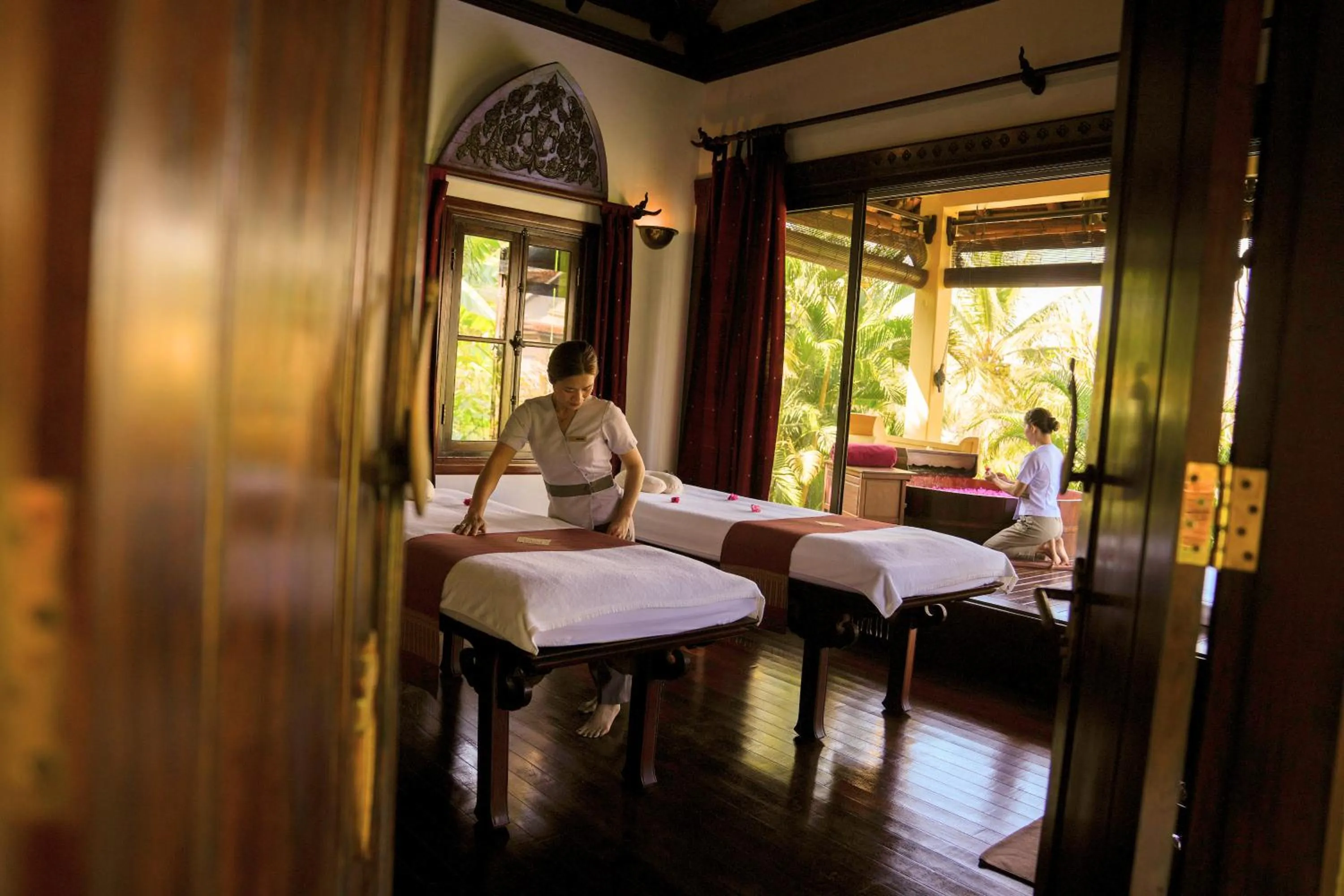 Spa and wellness centre/facilities in La Résidence Phou Vao