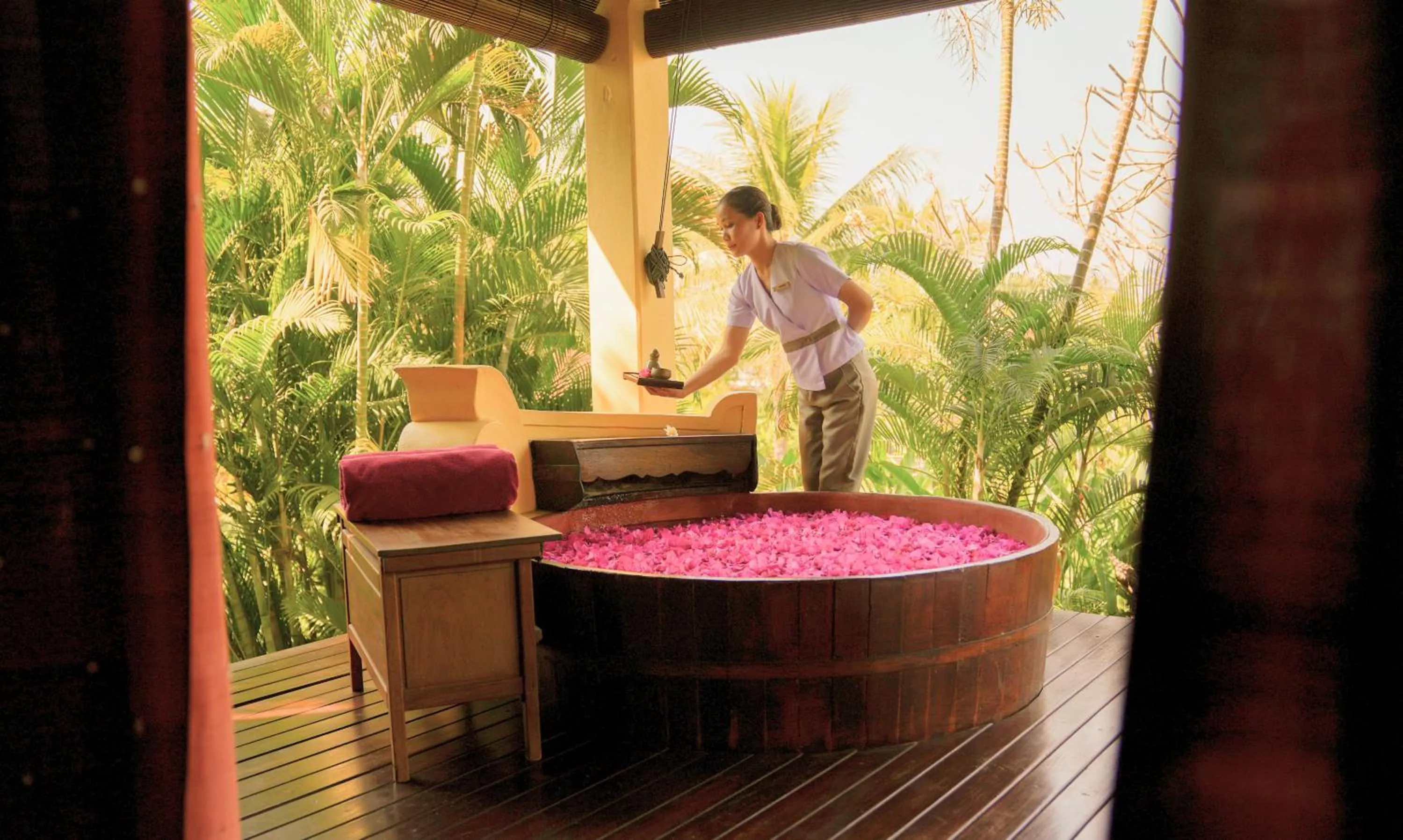 Spa and wellness centre/facilities in La Résidence Phou Vao