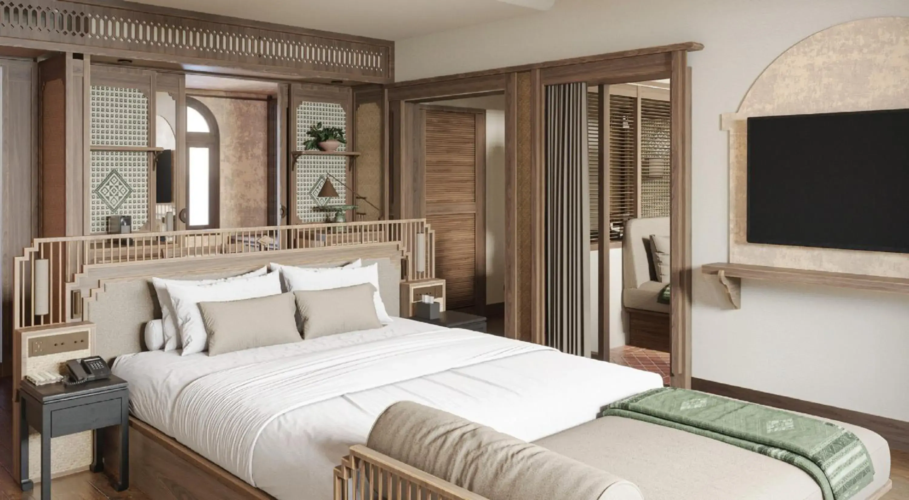 Phou Si Temple Suite in La Résidence Phou Vao Phou Si Temple Suite in La Résidence Phou Vao