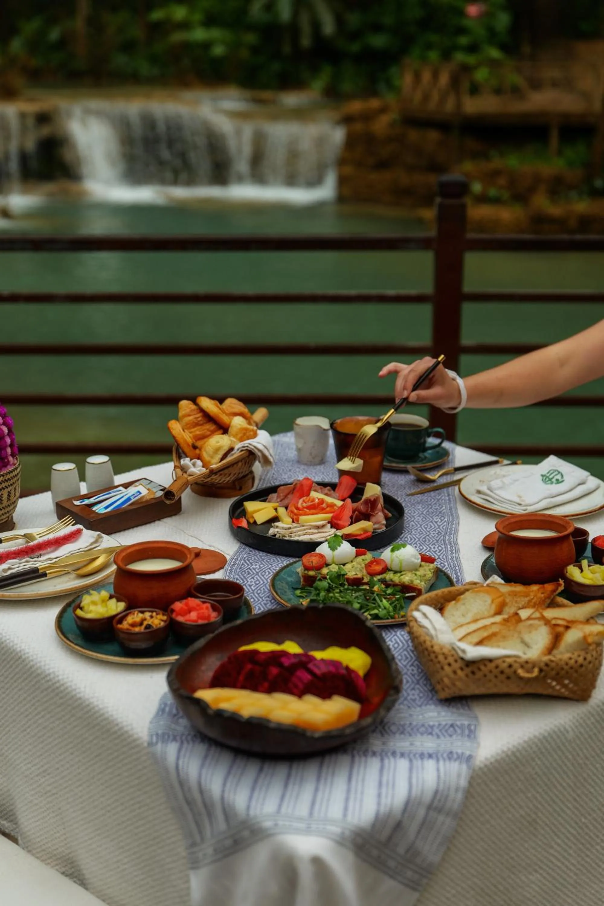 Breakfast in La Résidence Phou Vao