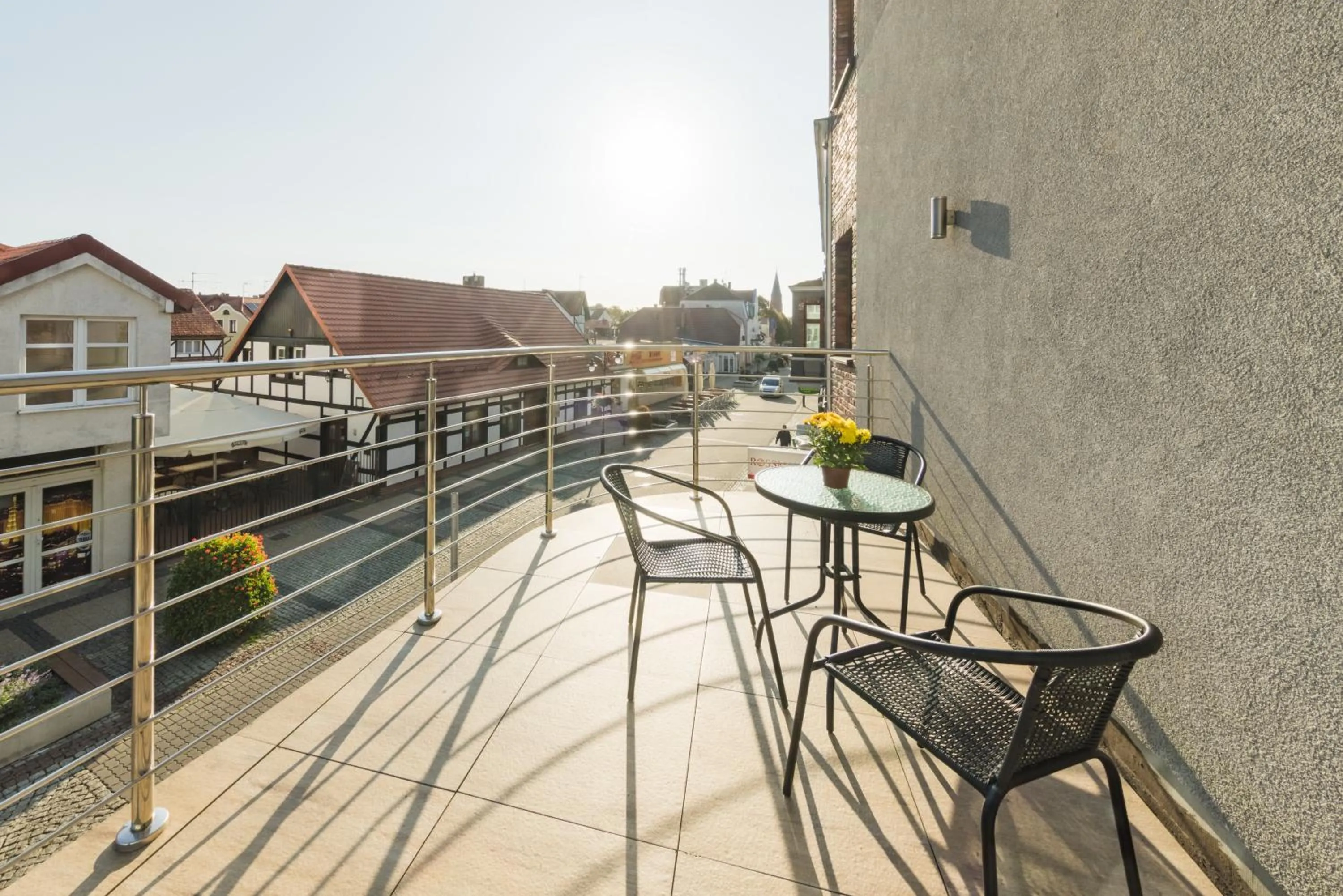 Balcony/Terrace in Apartamenty Bałtyckie - Grand Baltic - WIFI, Klimatyzacja, Sala Zabaw, Taras wypoczynkowy, centrum Ustki