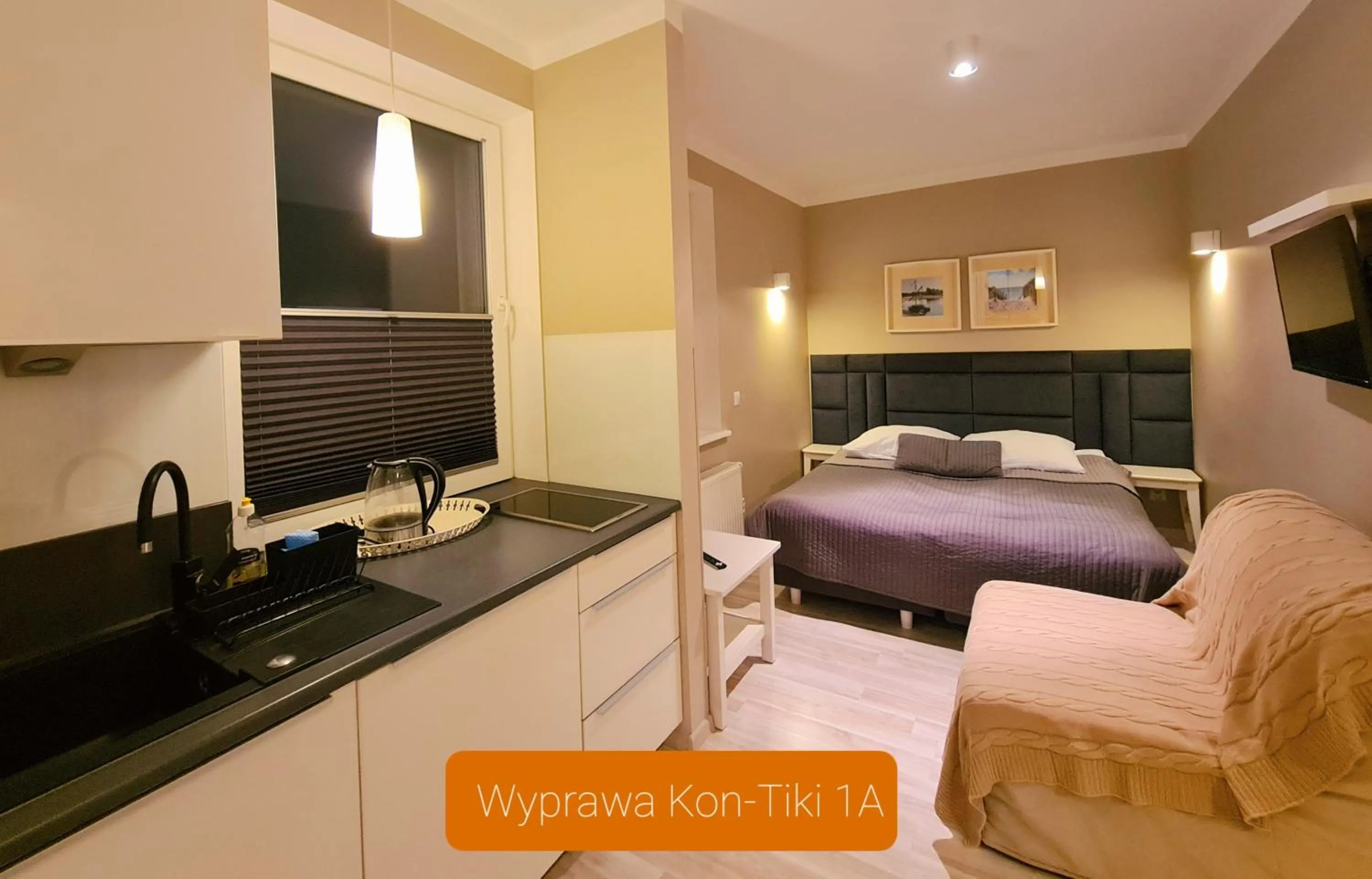 Studio Apartment in Apartamenty Ekslibris