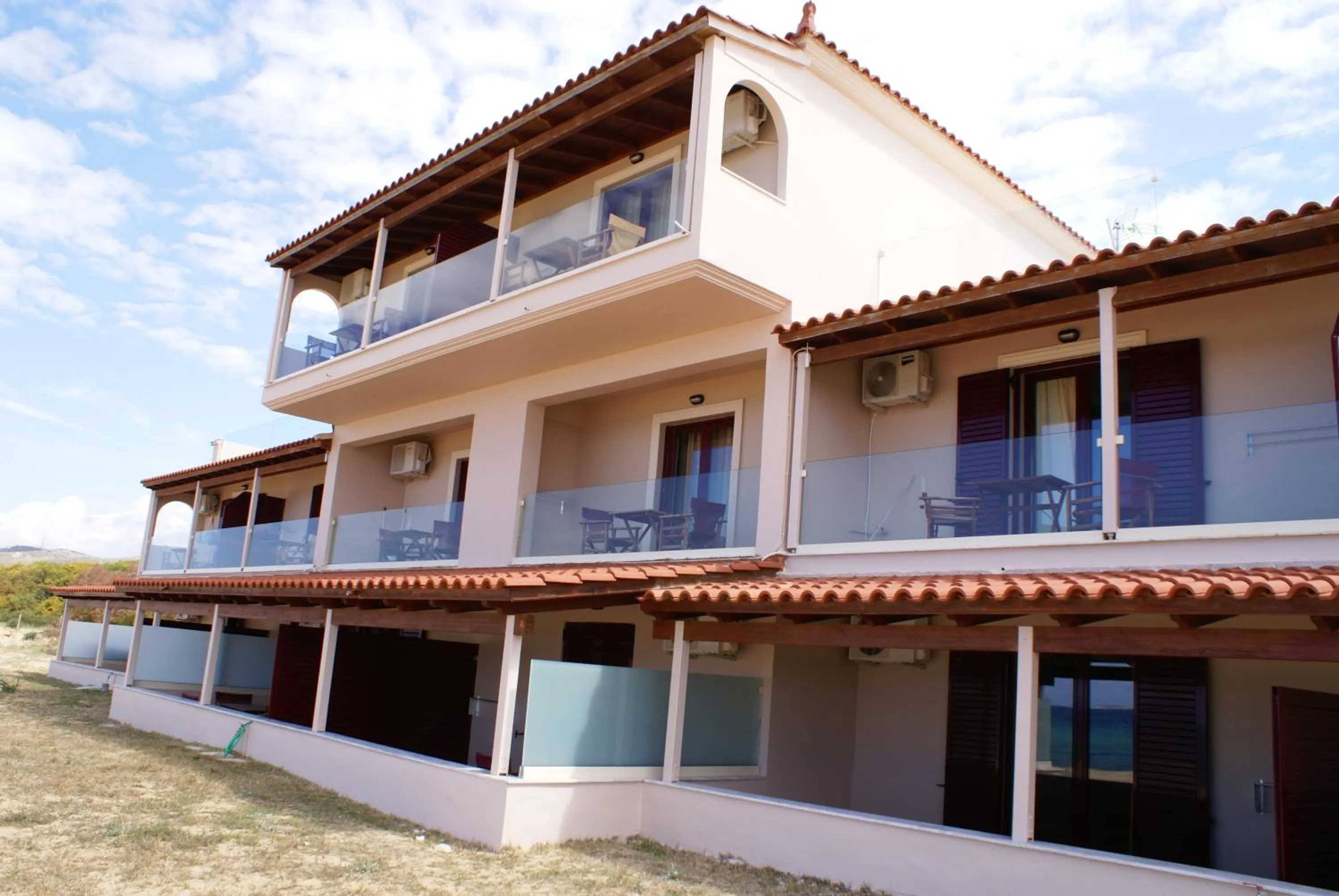 Facade/entrance in Ammos Residence