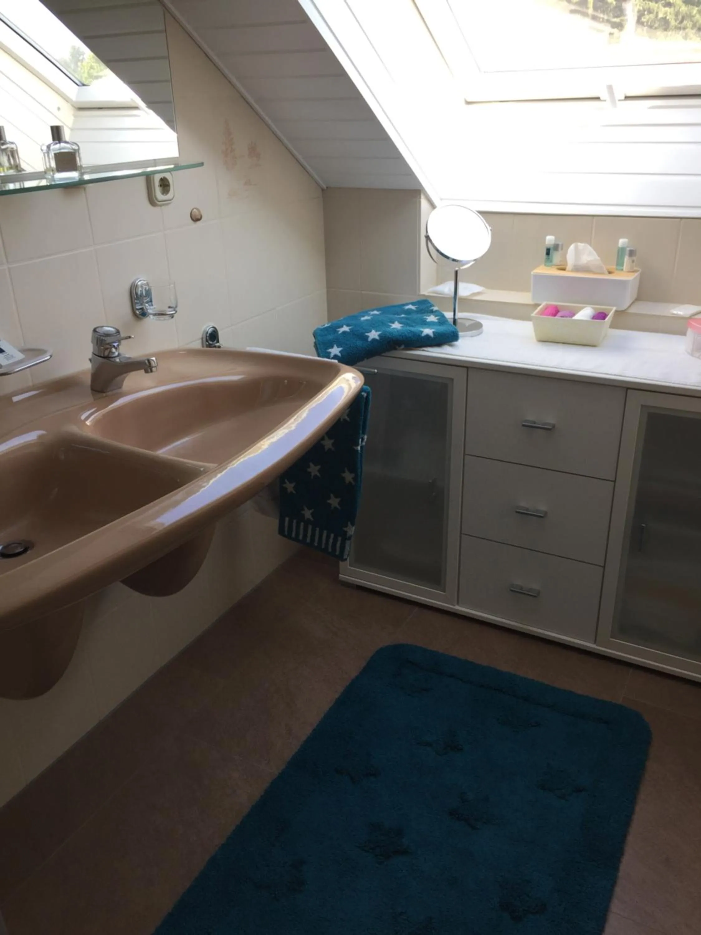 Bathroom in Gästehaus Am Radweg