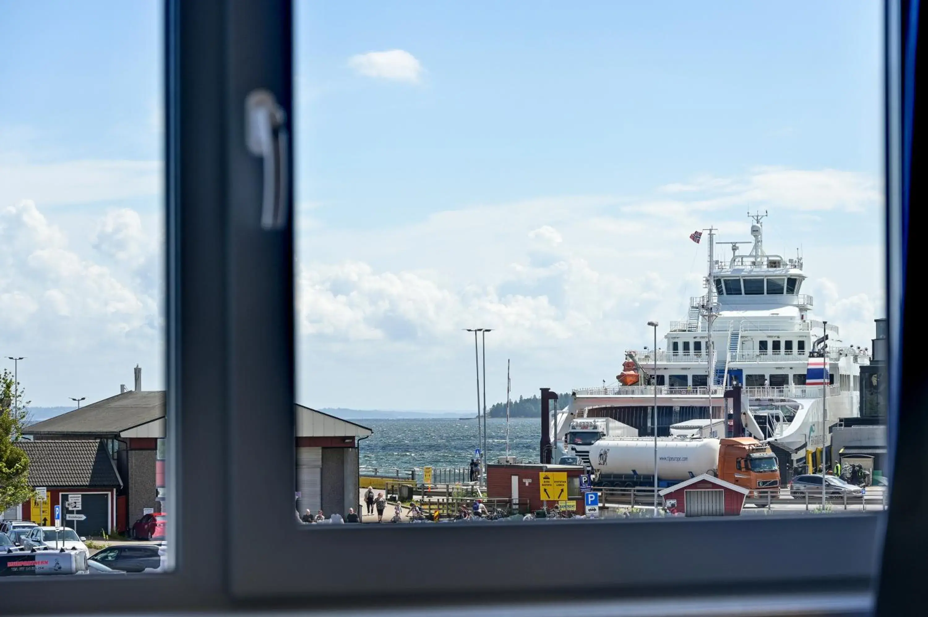 Sea view in Thon PartnerHotel Horten Sea view in Thon PartnerHotel Horten