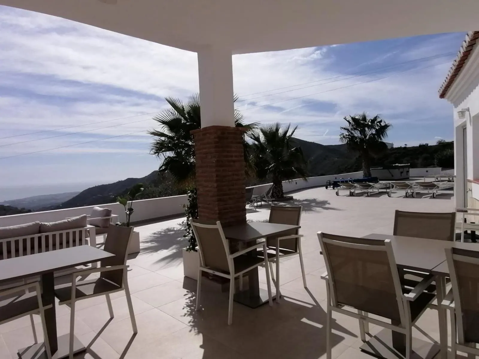 Seating area in B&B Casa Pura Vista