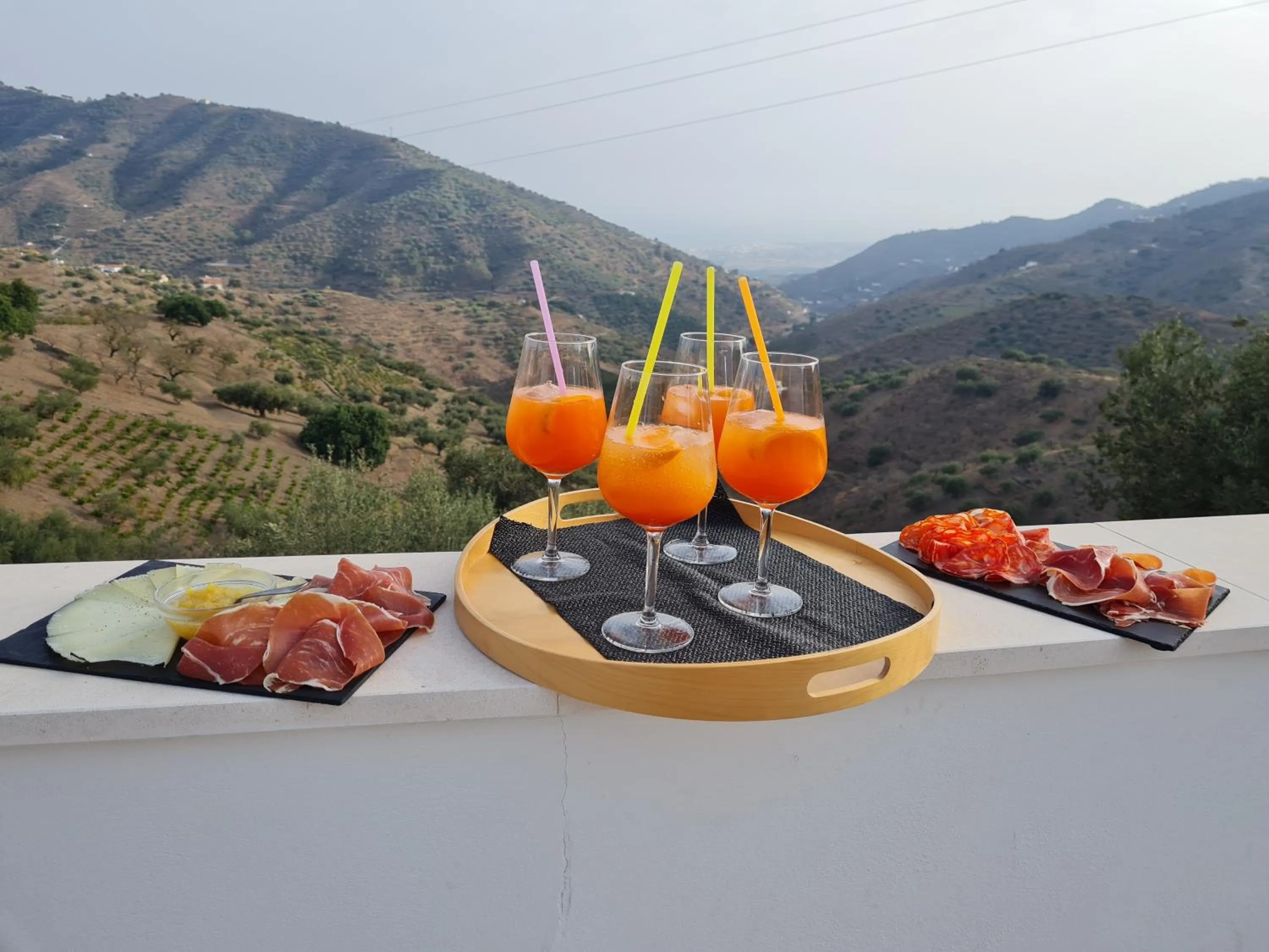 Food and drinks in B&B Casa Pura Vista