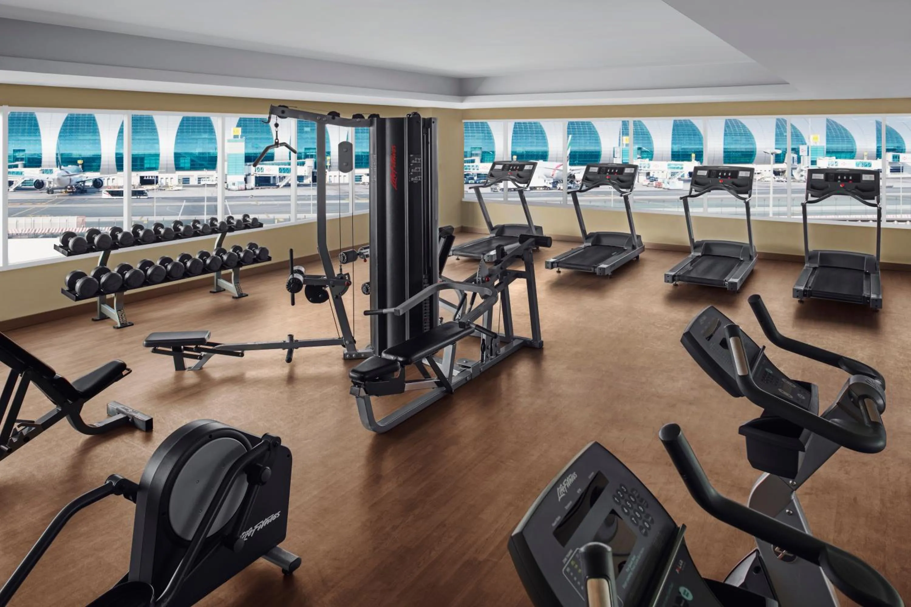 Fitness centre/facilities in Holiday Inn Express Dubai Airport by IHG