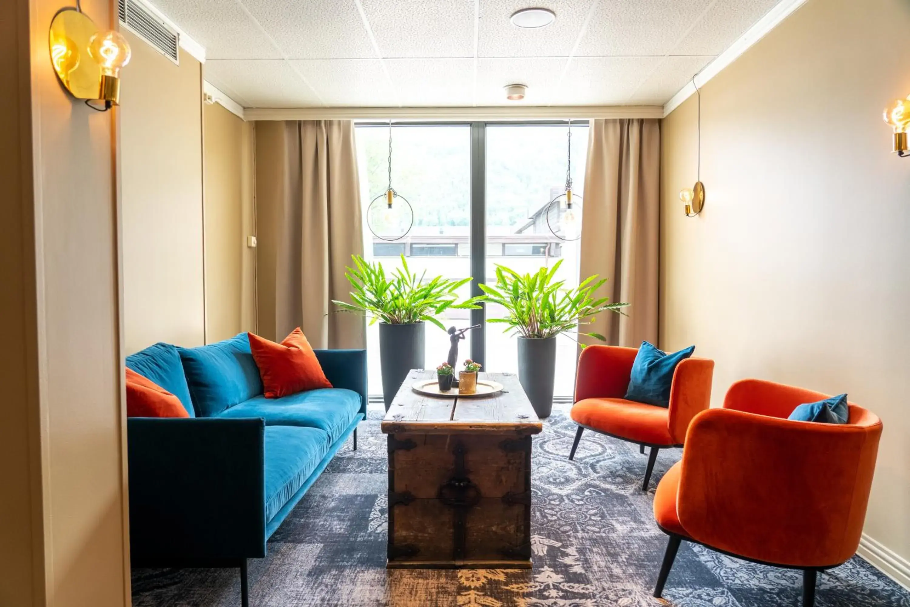 Lobby or reception in Thon Partner Hotel Otta Lobby or reception in Thon Partner Hotel Otta