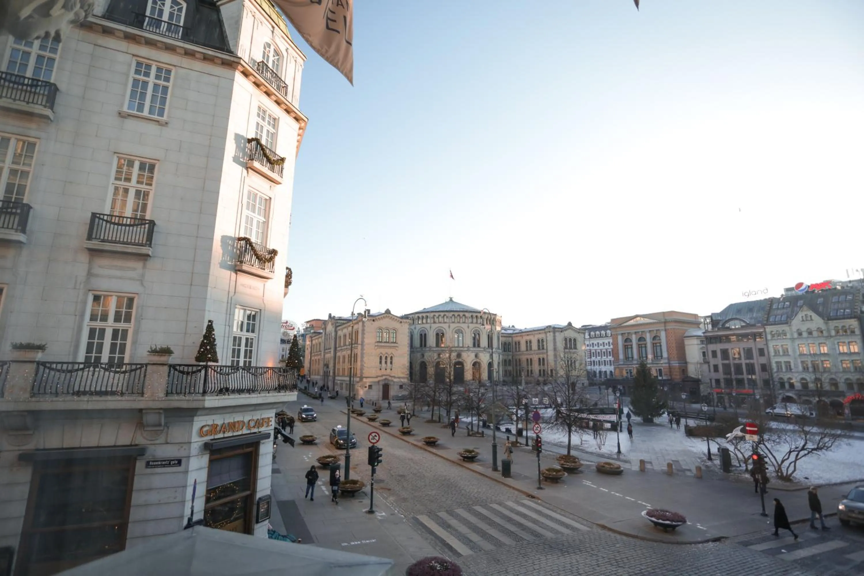 City view in Karl Johan Hotel