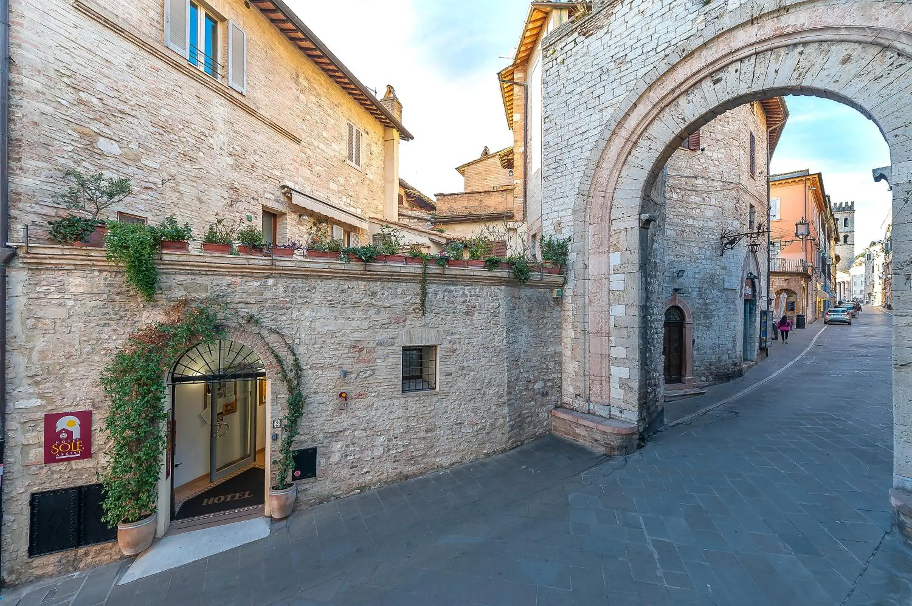 Property building in Hotel Sole Property building in Hotel Sole