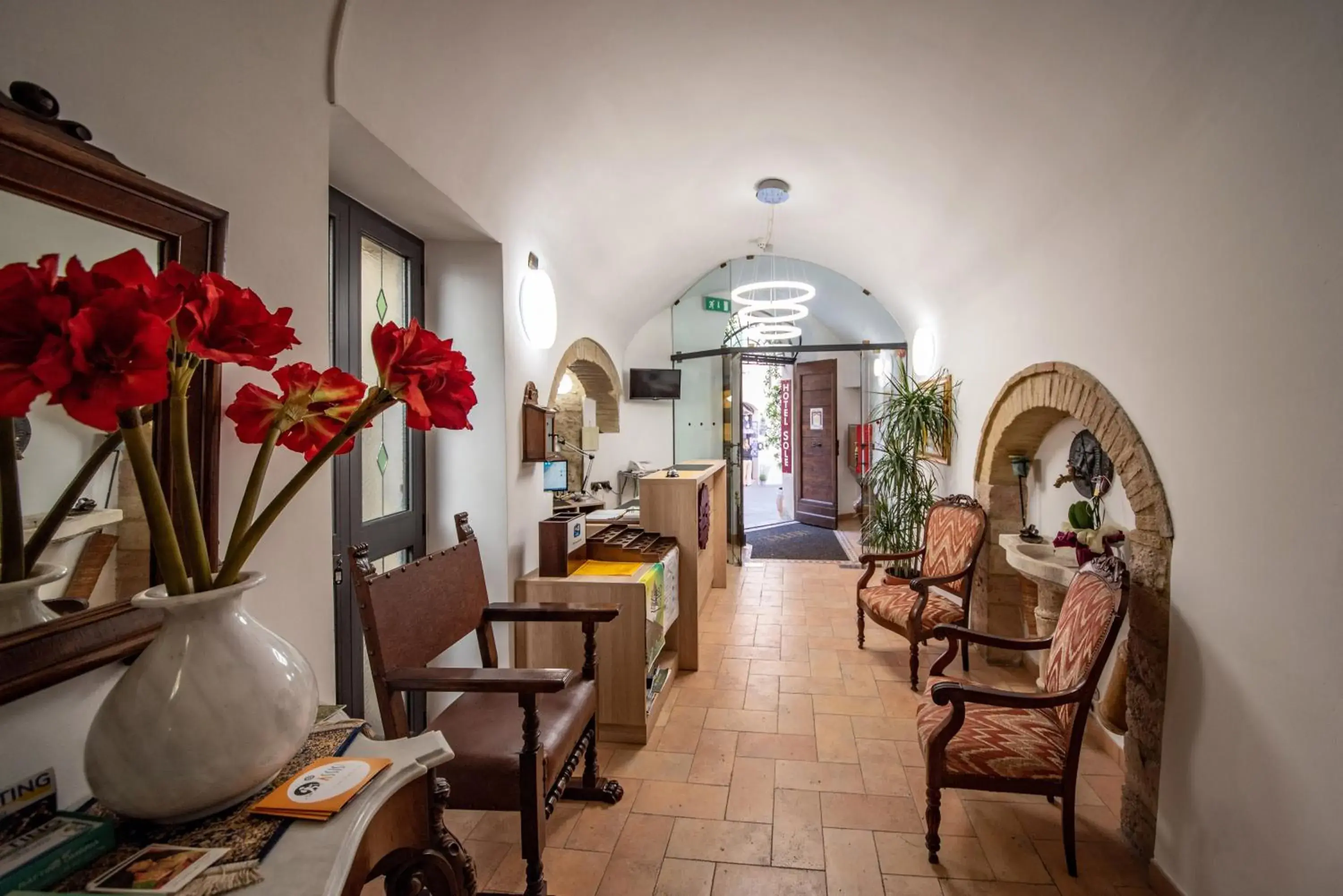 Lobby or reception in Hotel Sole Lobby or reception in Hotel Sole