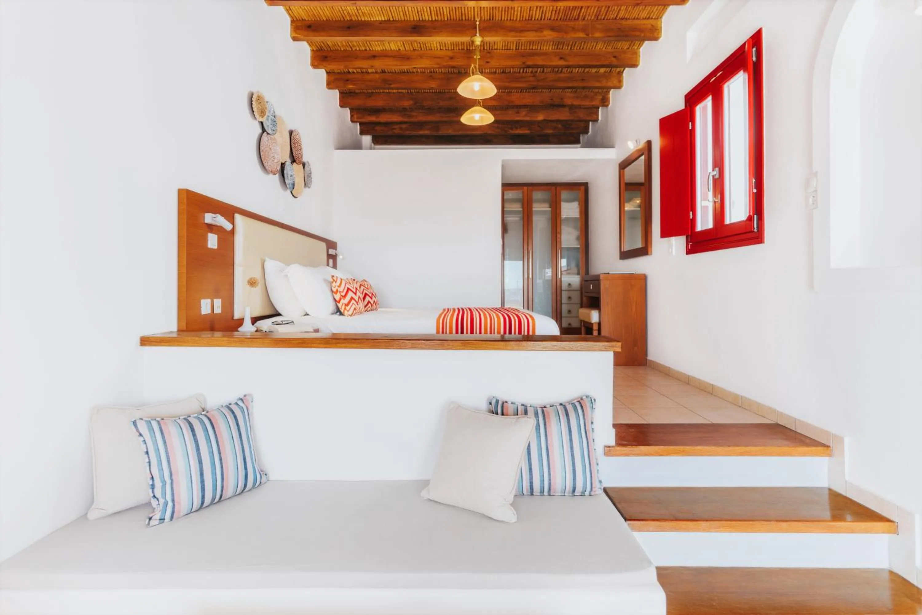 Living room, Bed in Andromeda Resort
