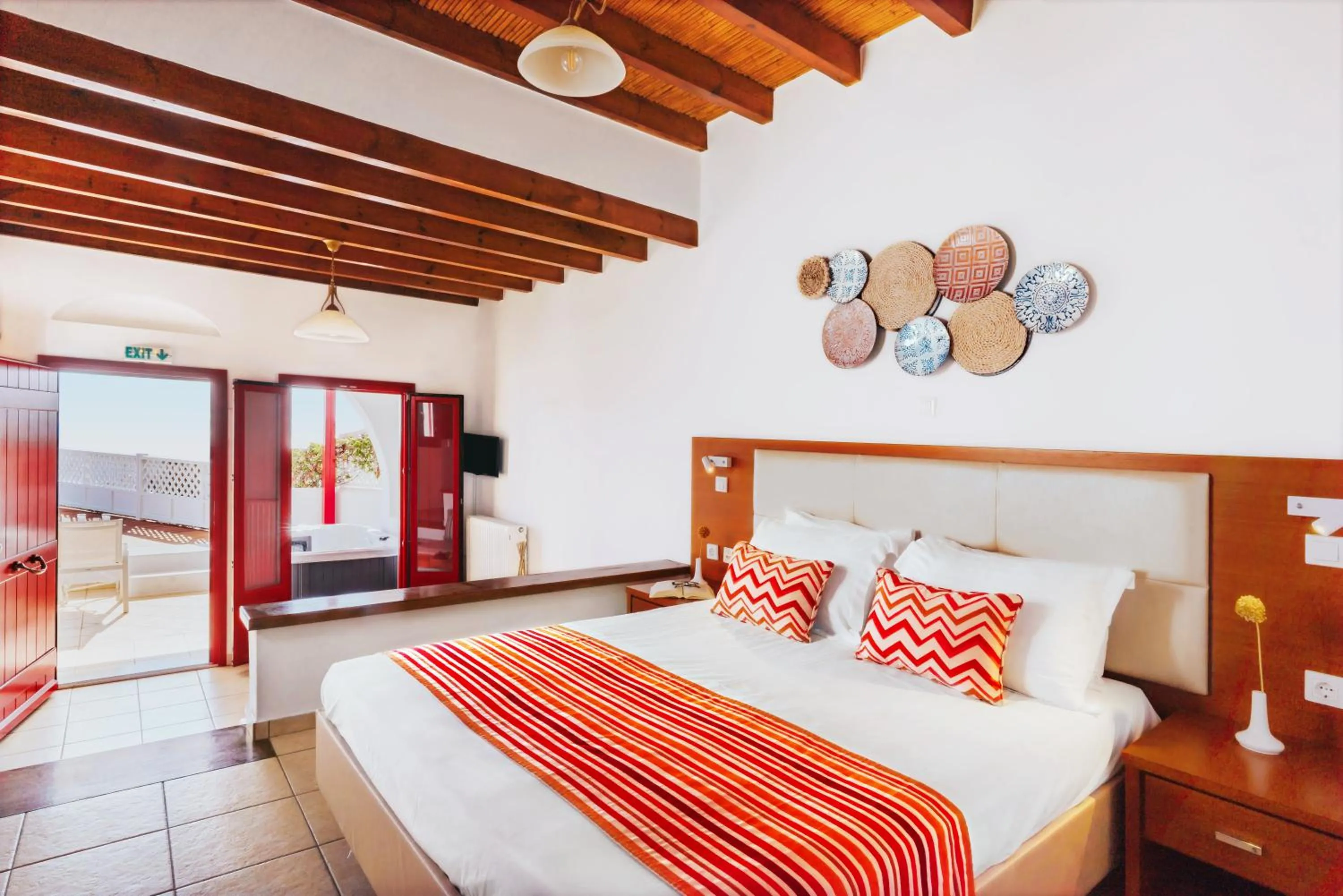 Photo of the whole room, Bed in Andromeda Resort